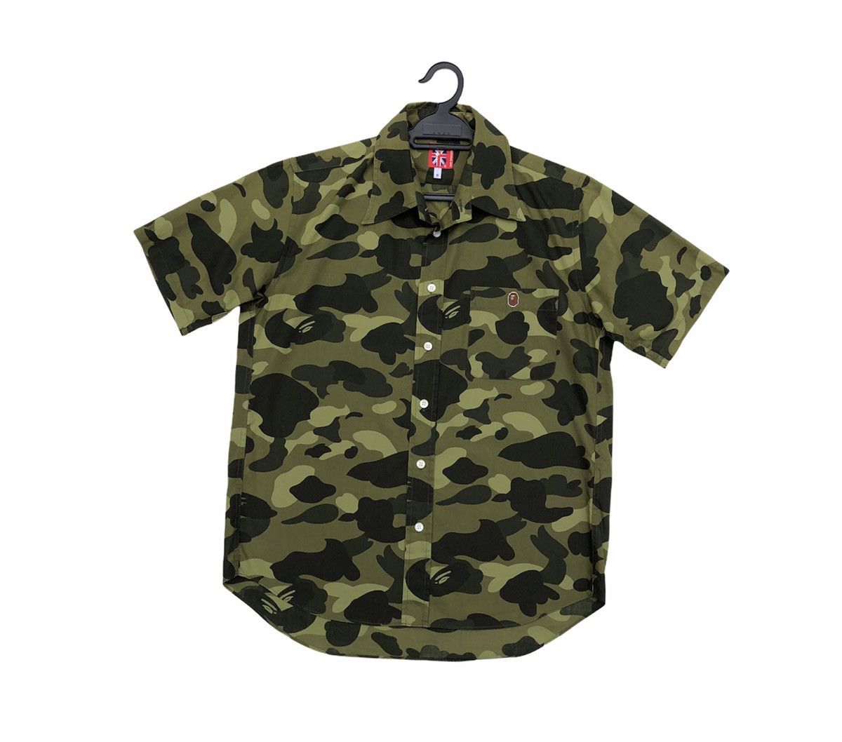 Bape Color Camo Button Up S/S Shirt Size US S / EU 44-46 / 1 - 4 Thumbnail