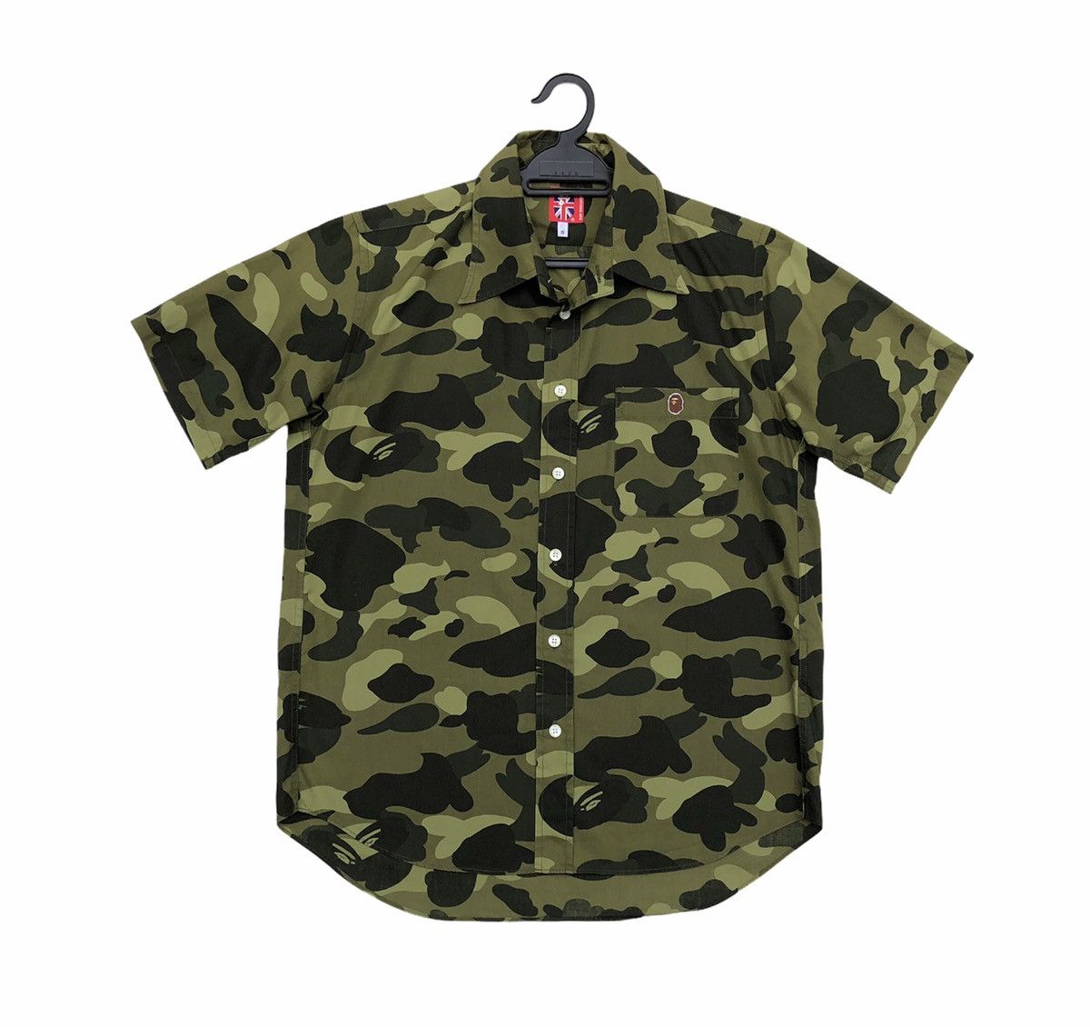 Bape Color Camo Button Up S/S Shirt Size US S / EU 44-46 / 1 - 3 Thumbnail