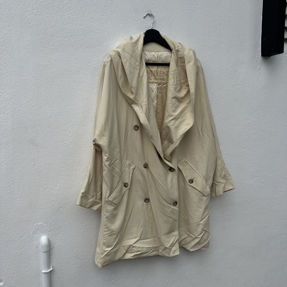 Max Mara RARE OVERCOAT JACKET MAX MARA WEEKEND LINE MADE IN ITALY Size US L / EU 52-54 / 3 - 5 Thumbnail