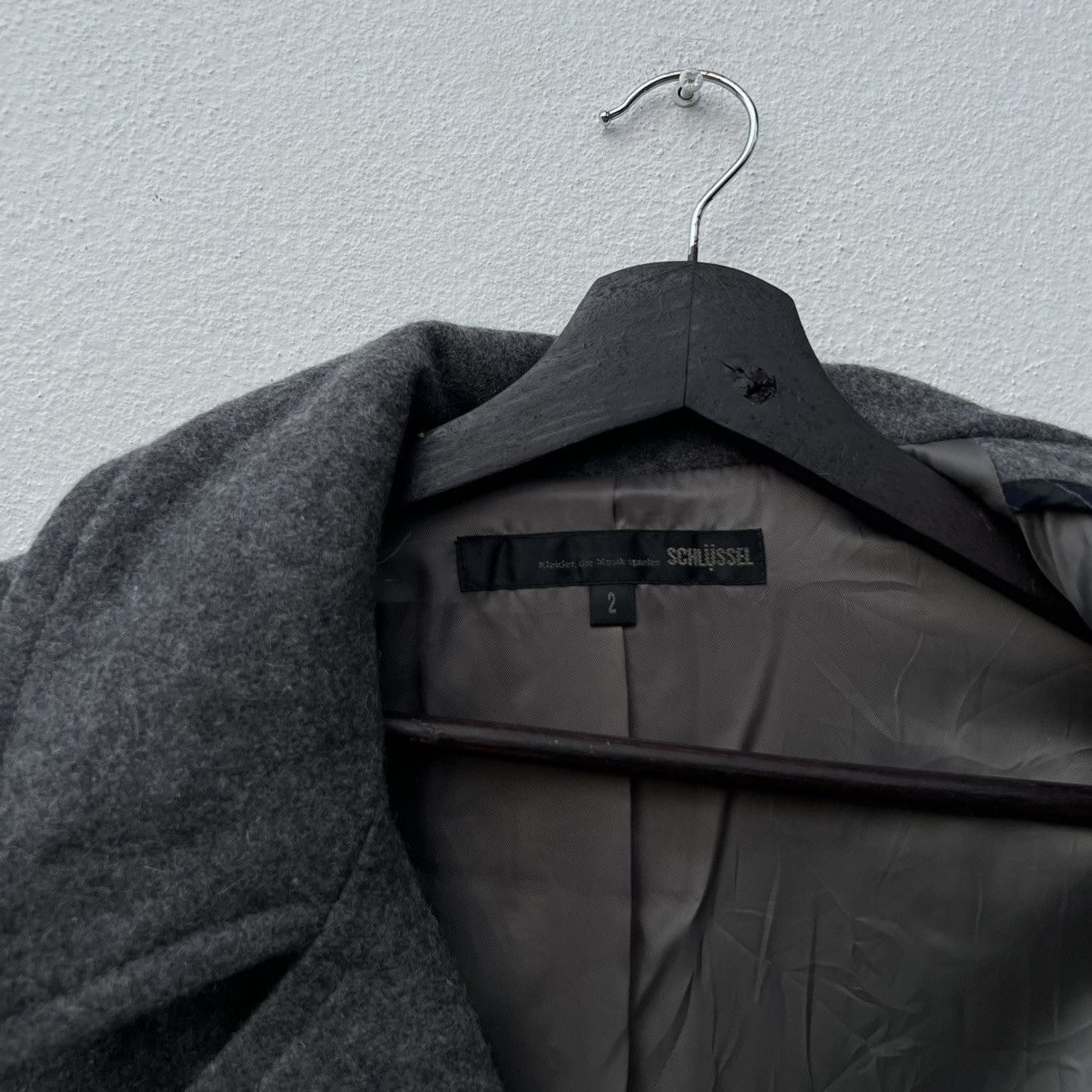 Japanese Brand VINTAGE WOOL JACKET DOUBLE BREAST SCHLUSSEL Size US M / EU 48-50 / 2 - 12 Thumbnail