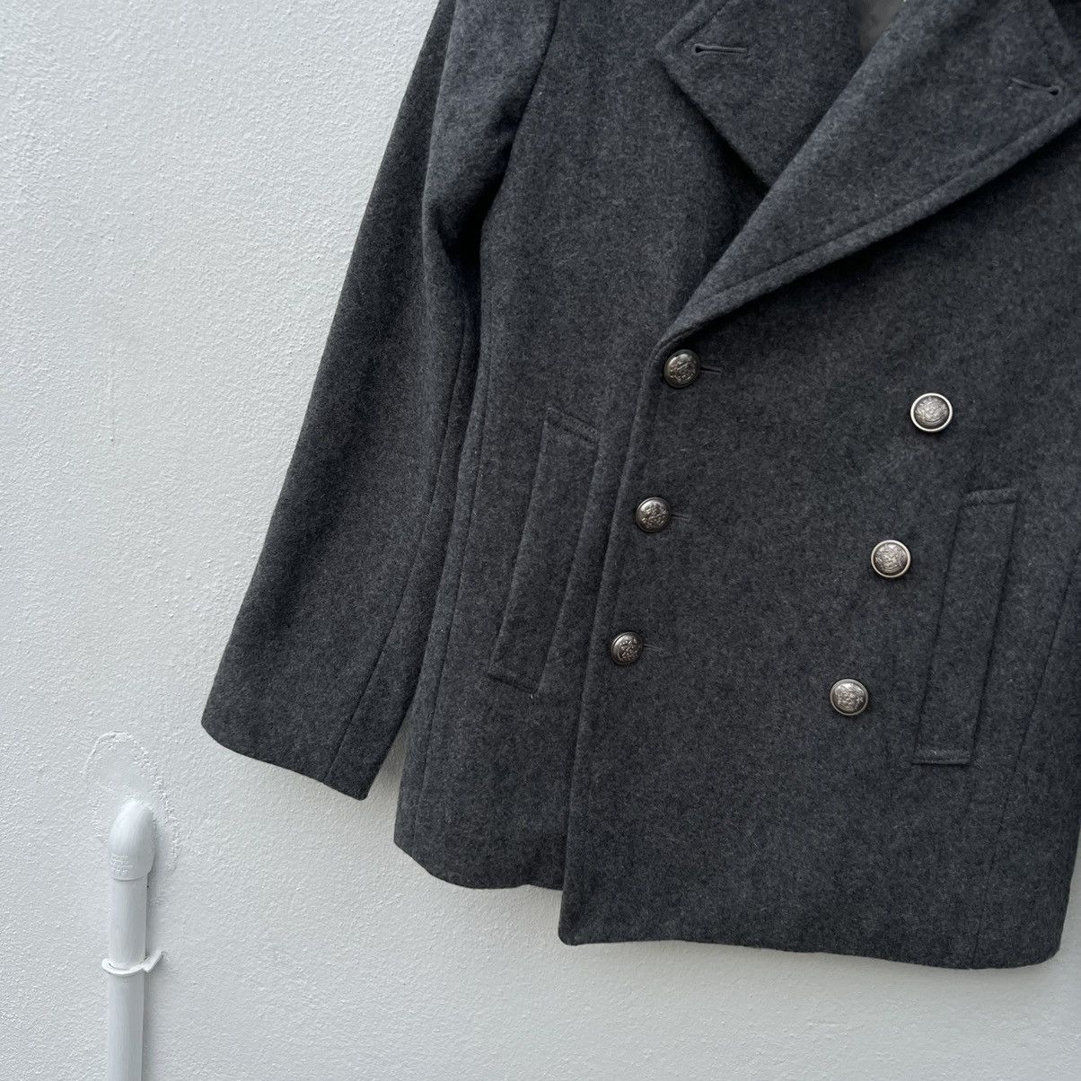 Japanese Brand VINTAGE WOOL JACKET DOUBLE BREAST SCHLUSSEL Size US M / EU 48-50 / 2 - 4 Thumbnail
