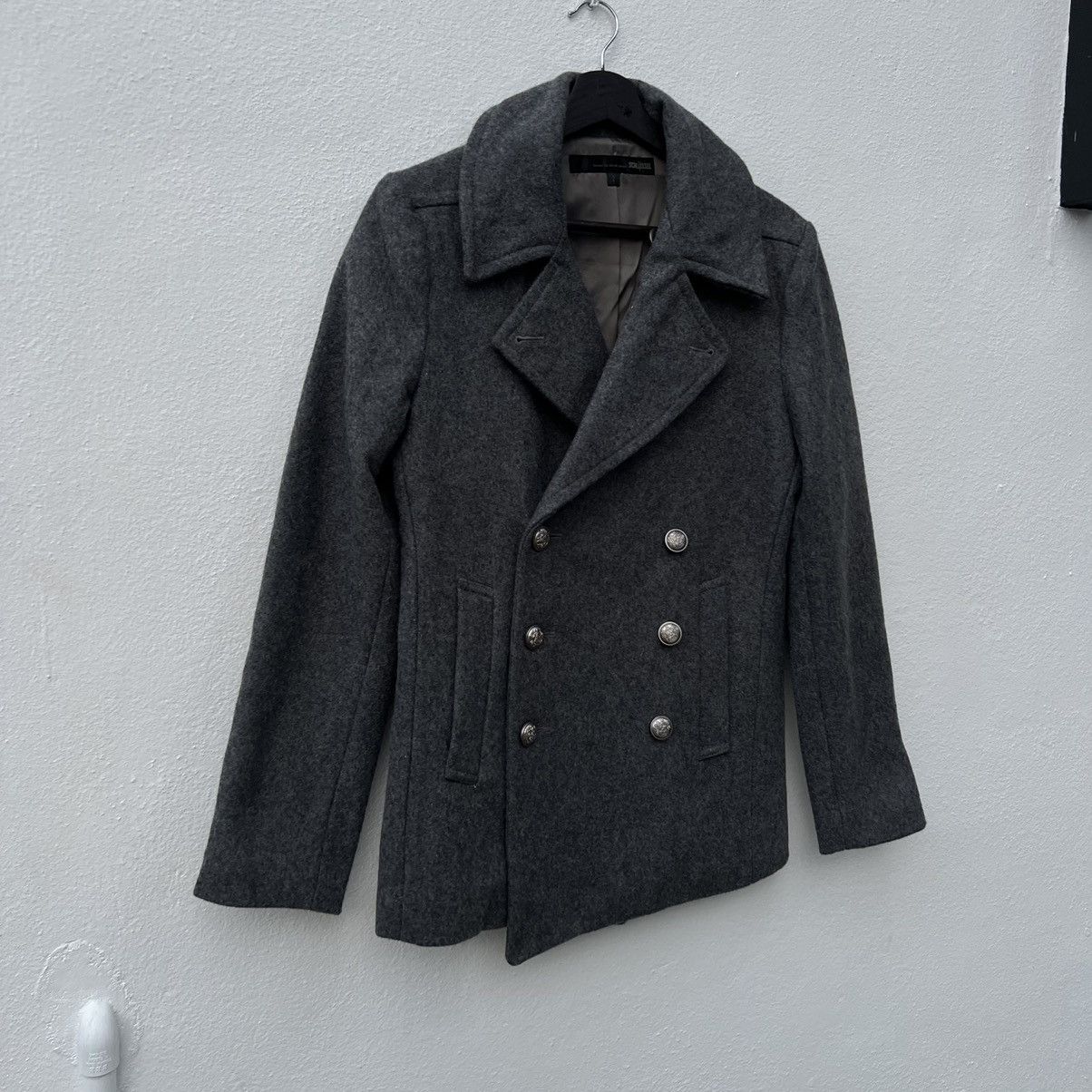Japanese Brand VINTAGE WOOL JACKET DOUBLE BREAST SCHLUSSEL Size US M / EU 48-50 / 2 - 5 Thumbnail