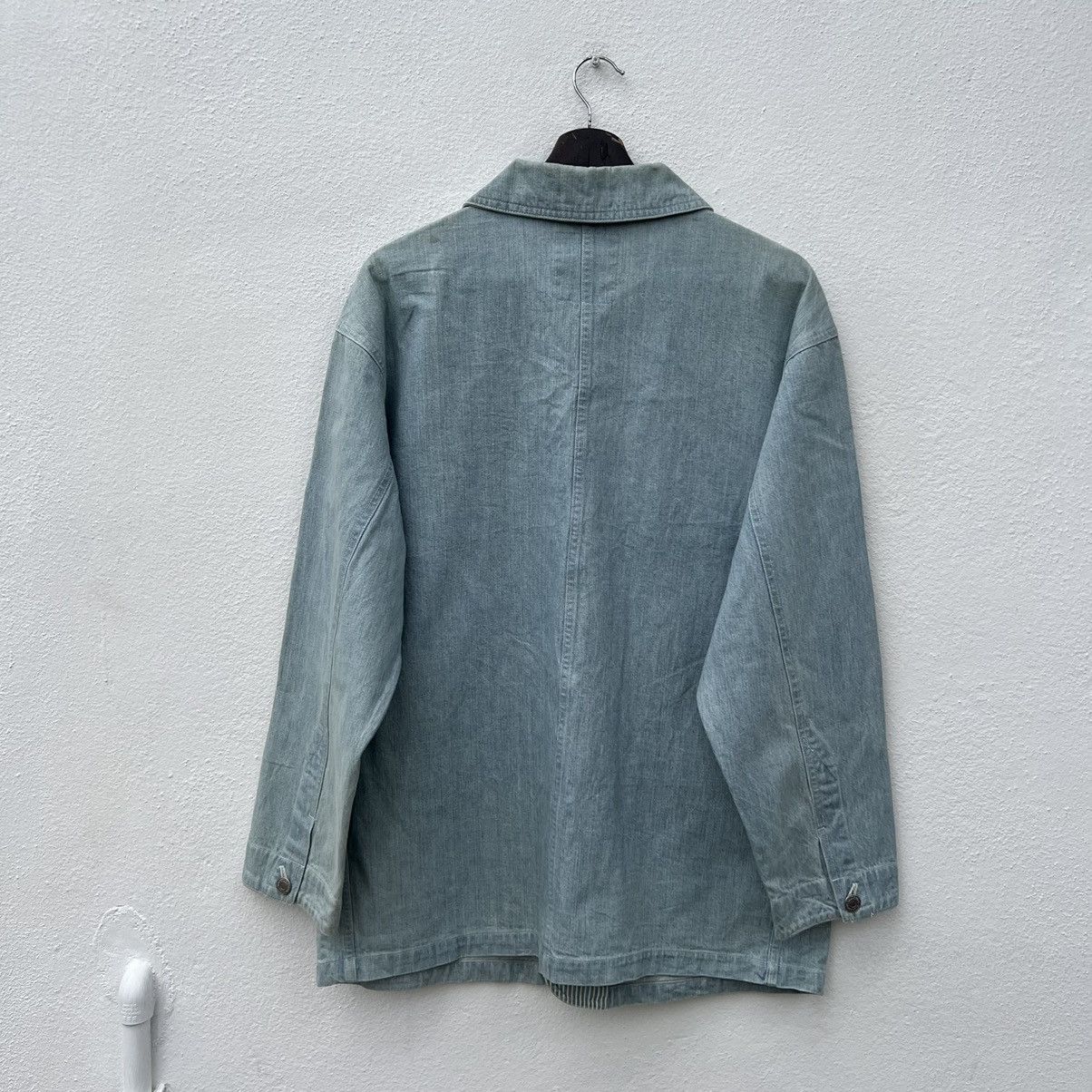 Japanese Brand VINTAGE HIKORY CHORE JACKET CHIC COUNTRY Size US L / EU 52-54 / 3 - 9 Thumbnail