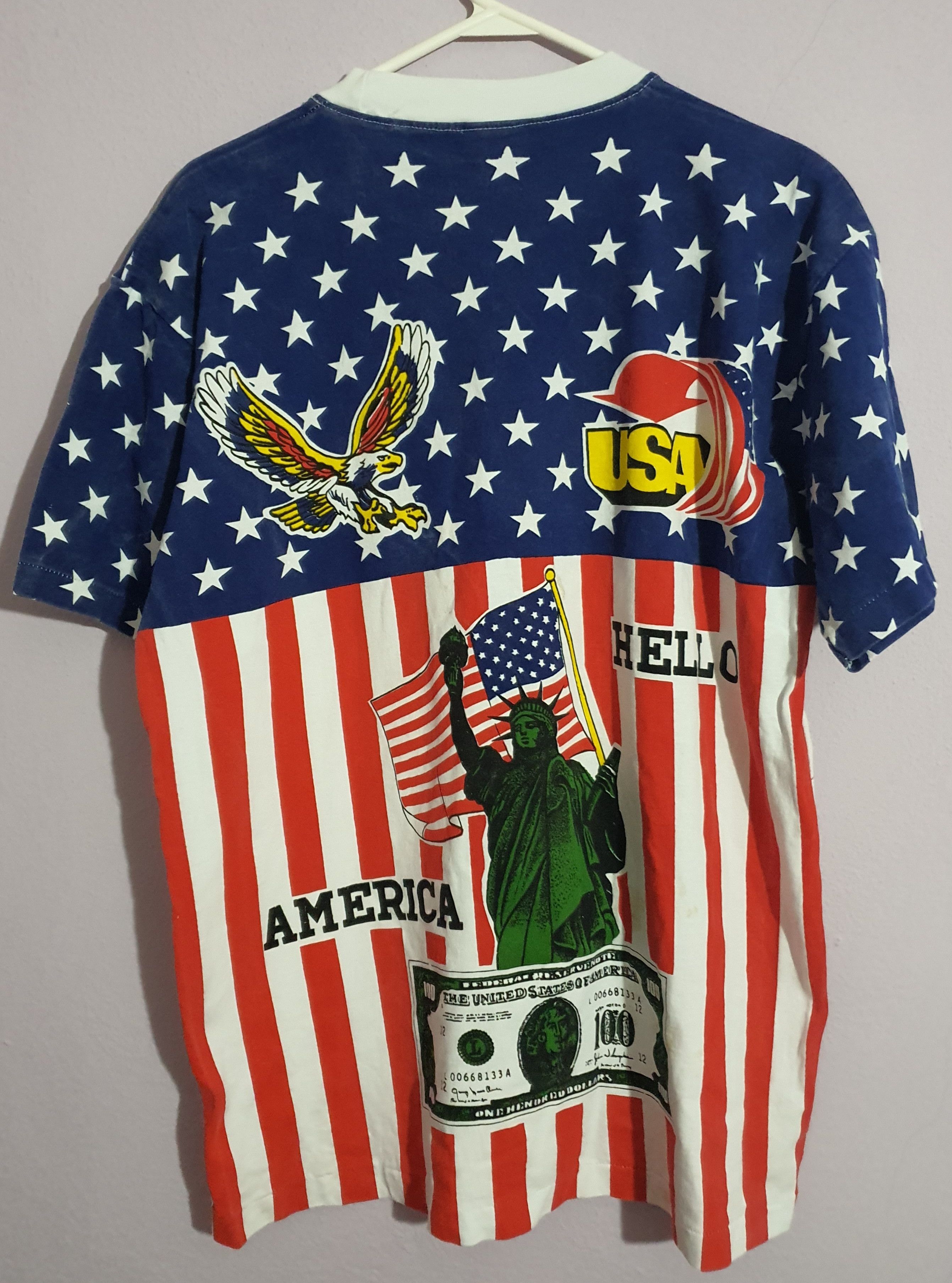Other USA Hello America Patriotic 90's AOP Tee Size US L / EU 52-54 / 3 - 2 Thumbnail