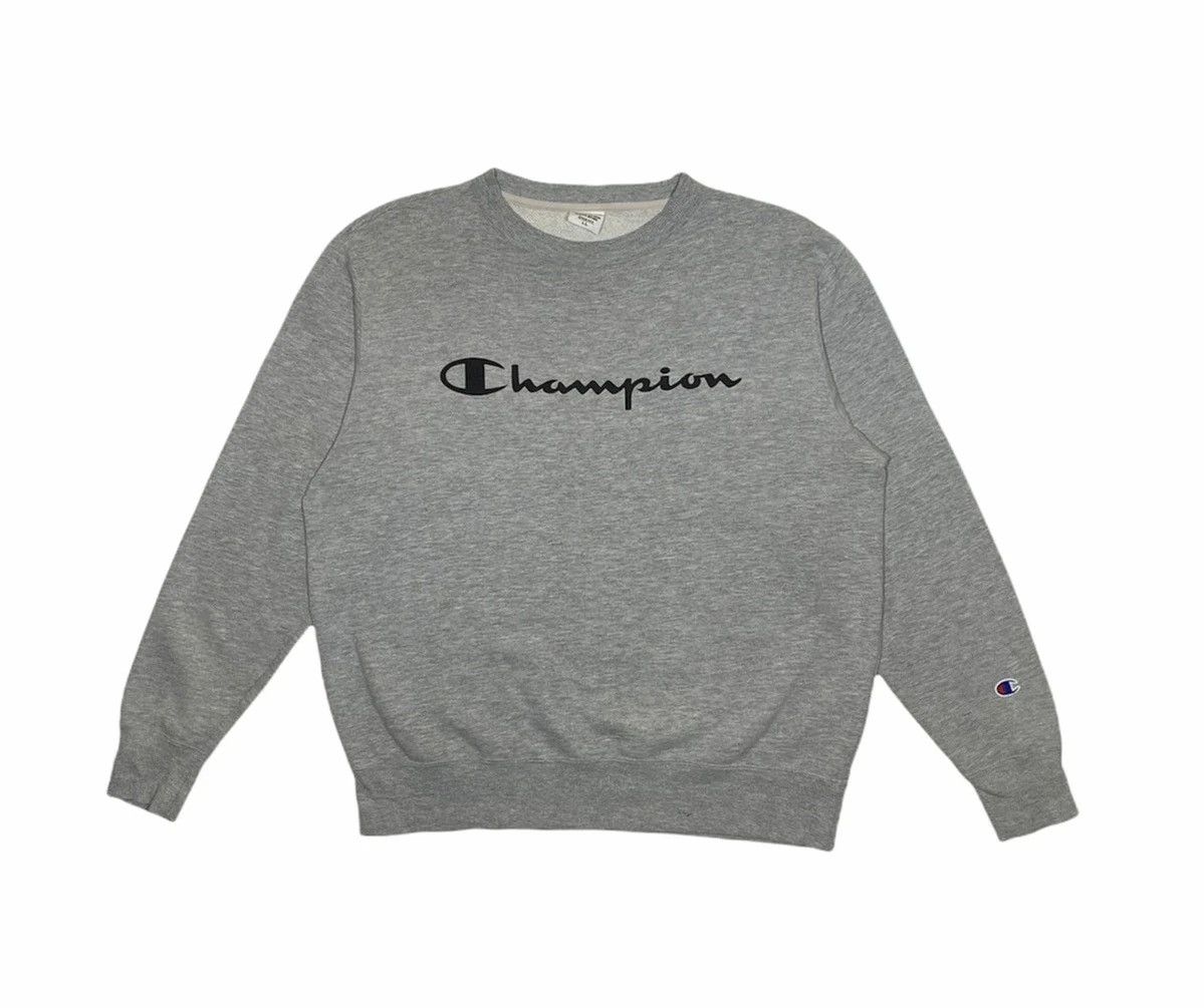 Champion × Vintage champion crewneck spellout logo streetwear Size US L / EU 52-54 / 3 - 1 Thumbnail