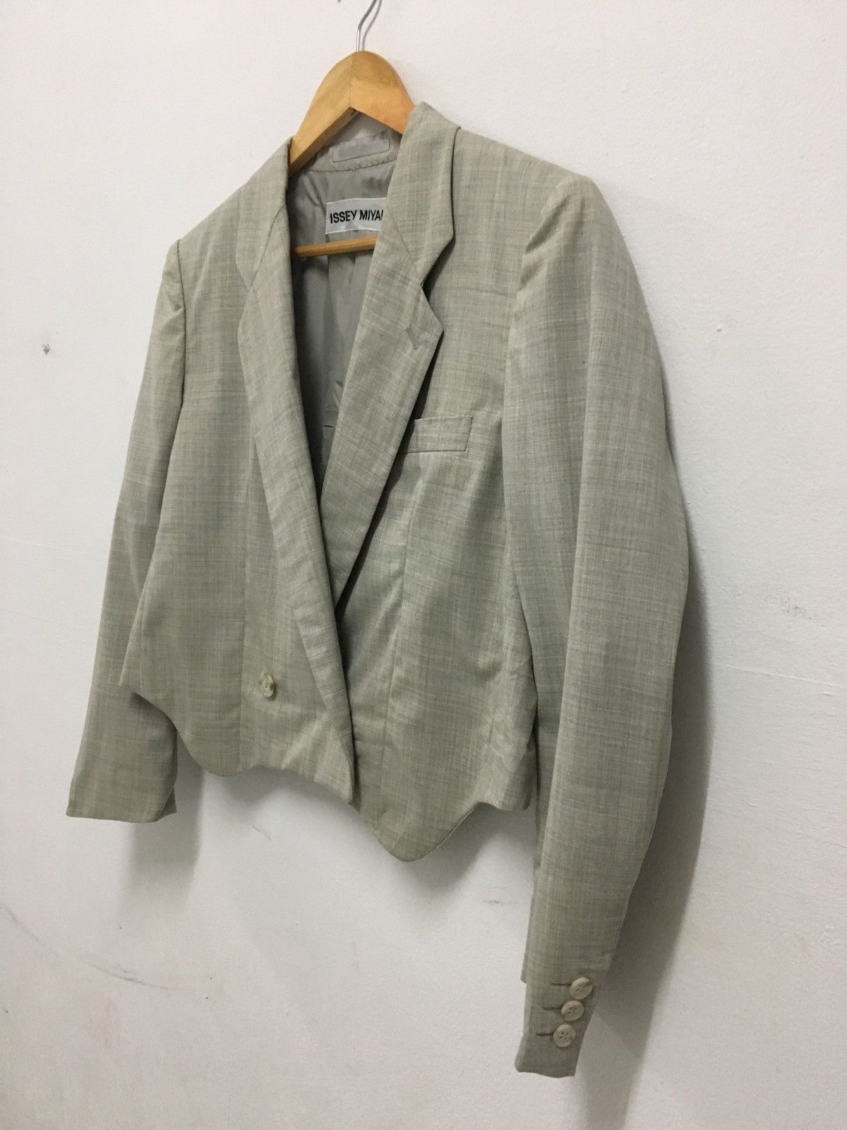 Issey Miyake Issey Miyake Crop Top Suit Size 38S - 2 Thumbnail