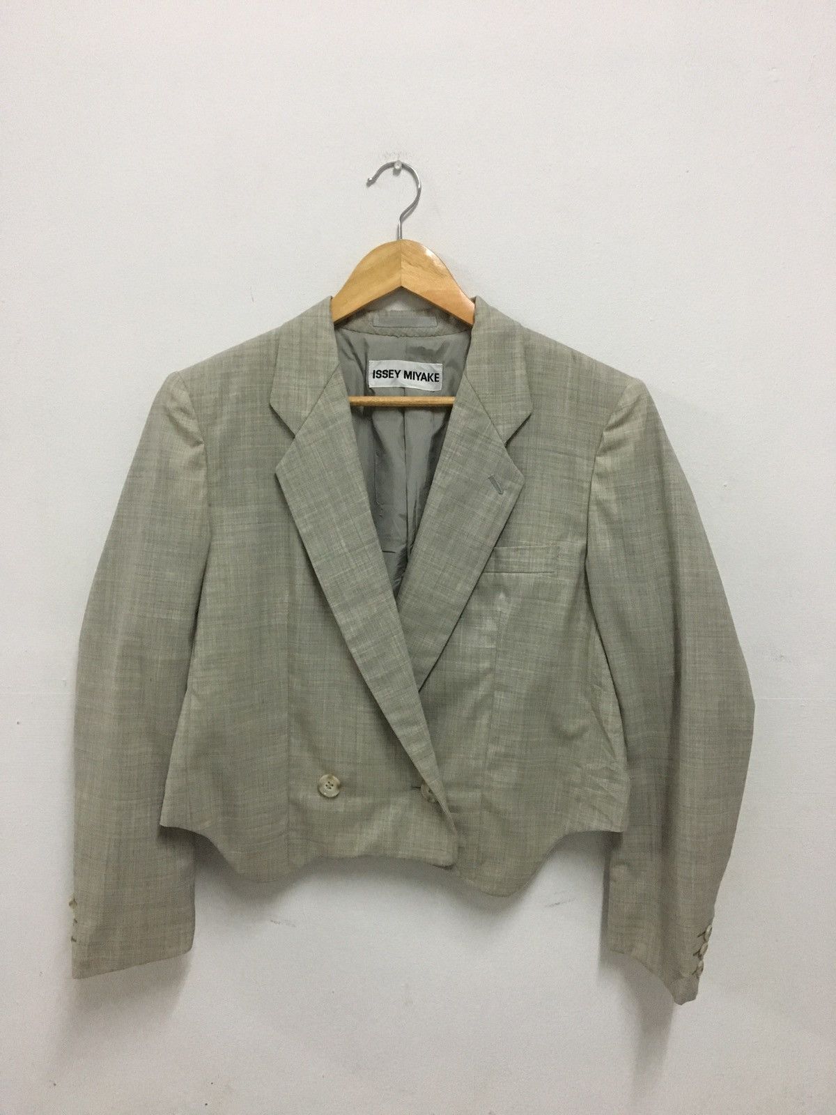 Issey Miyake Issey Miyake Crop Top Suit Size 38S - 1 Thumbnail