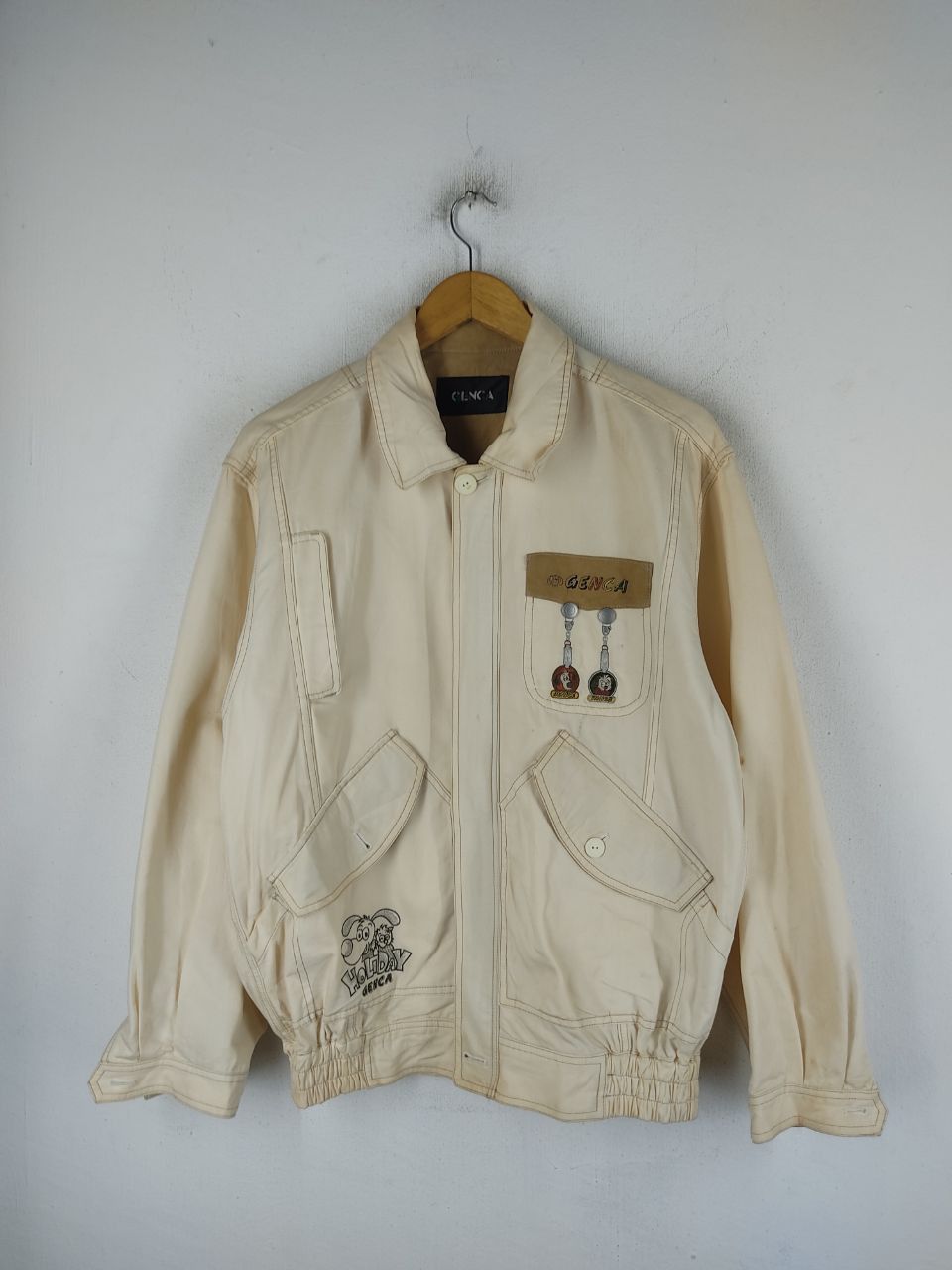 Japanese Brand × Vintage Vintage Genca Light Jacket Size US L / EU 52-54 / 3 - 1 Thumbnail