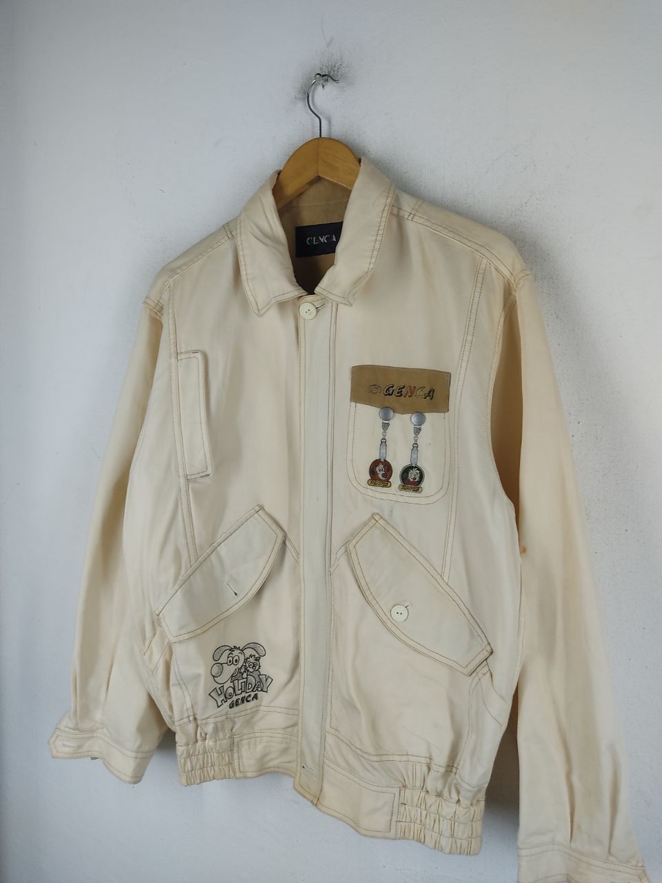 Japanese Brand × Vintage Vintage Genca Light Jacket Size US L / EU 52-54 / 3 - 2 Thumbnail