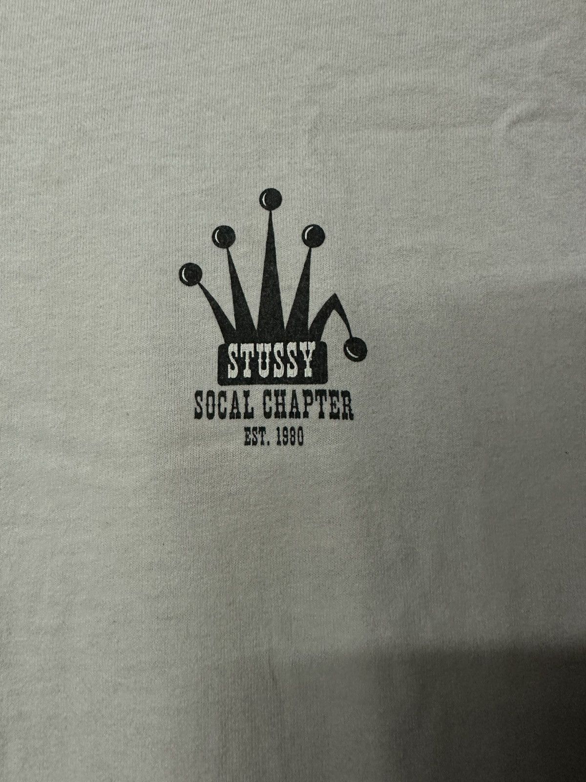 Stussy × Vintage Vintage Stussy Socal Chapter Streetwear Tee Size US L / EU 52-54 / 3 - 3 Thumbnail