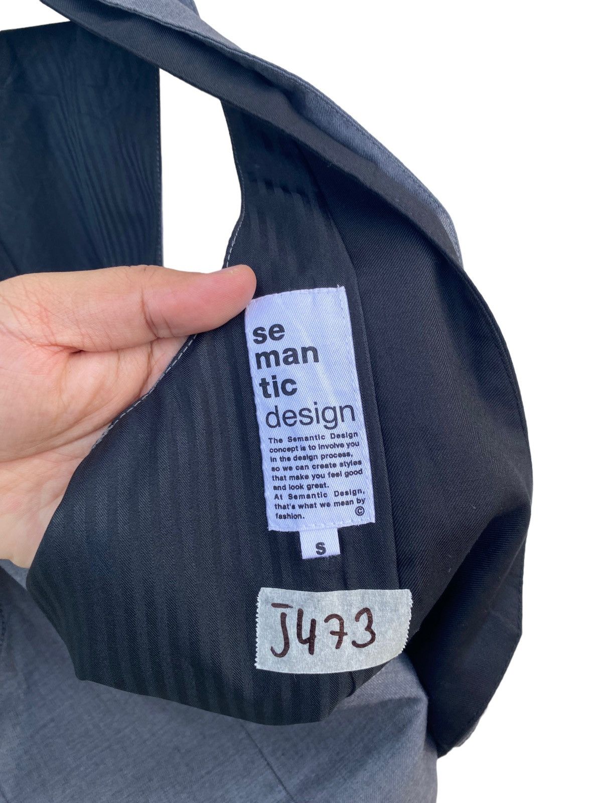 semanticdesign Semantic Design Black Vest Size US S / EU 44-46 / 1 - 3 Thumbnail