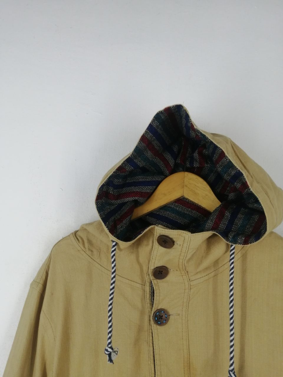 Japanese Brand × Vintage Jungle Storm Khaki Parkas Size US L / EU 52-54 / 3 - 5 Thumbnail