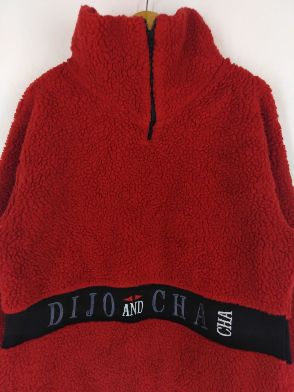 Japanese Brand DIJO AND CHA RED ZIP UP JACKET Size US L / EU 52-54 / 3 - 2 Thumbnail