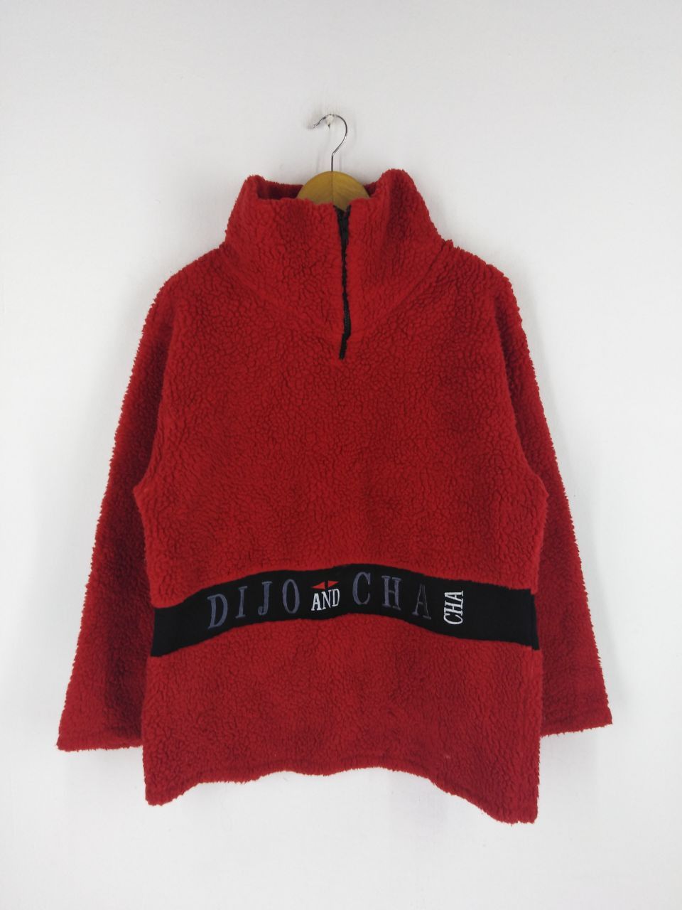 Japanese Brand DIJO AND CHA RED ZIP UP JACKET Size US L / EU 52-54 / 3 - 1 Thumbnail