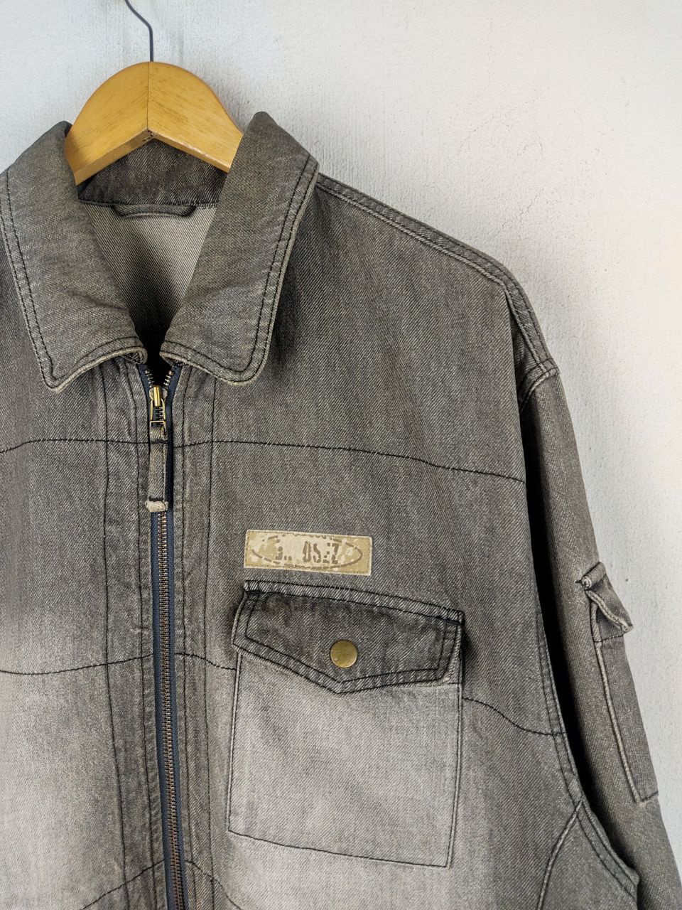 Japanese Brand × Vintage 04 Limited Edition Military Bobby's Orenge Denim Jacket Size US L / EU 52-54 / 3 - 5 Thumbnail