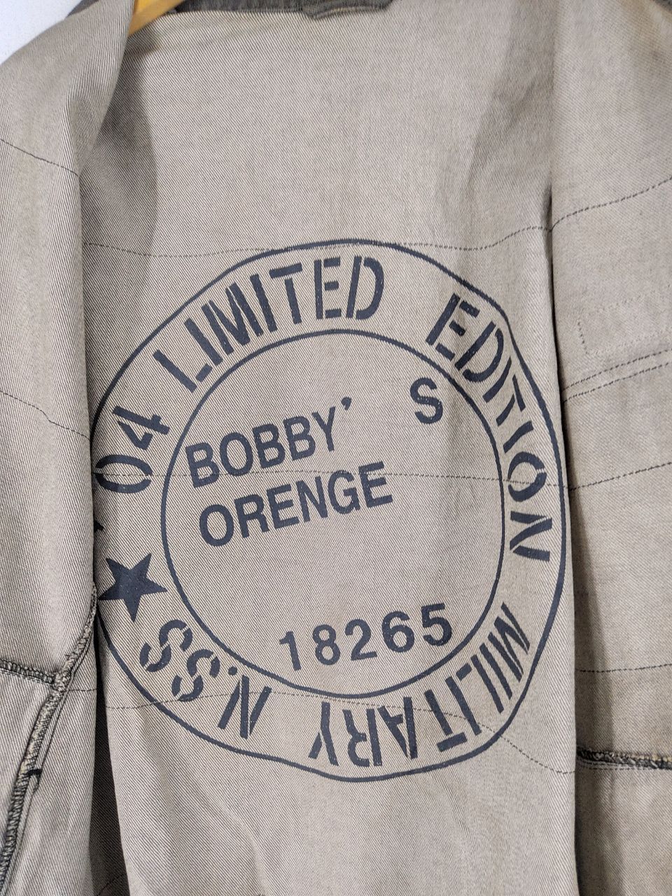 Japanese Brand × Vintage 04 Limited Edition Military Bobby's Orenge Denim Jacket Size US L / EU 52-54 / 3 - 8 Thumbnail
