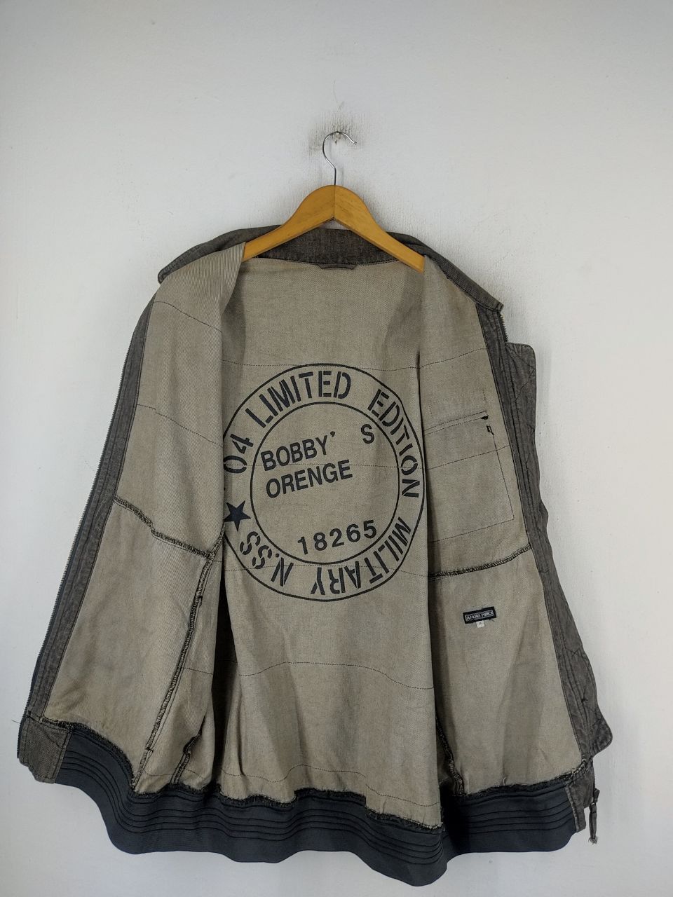 Japanese Brand × Vintage 04 Limited Edition Military Bobby's Orenge Denim Jacket Size US L / EU 52-54 / 3 - 1 Thumbnail