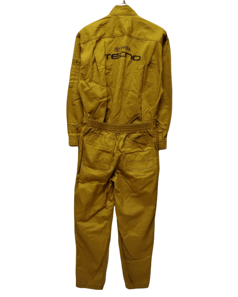 image of Racing x Sports Specialties vintage Toyota Tecno Overalls in Mustard, Men's (Size 33)