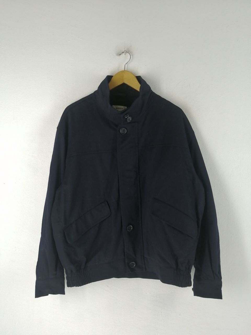 Bally VINTAGE BALLY BOMBER WOOL BLACK JACKET Size US L / EU 52-54 / 3 - 1 Thumbnail