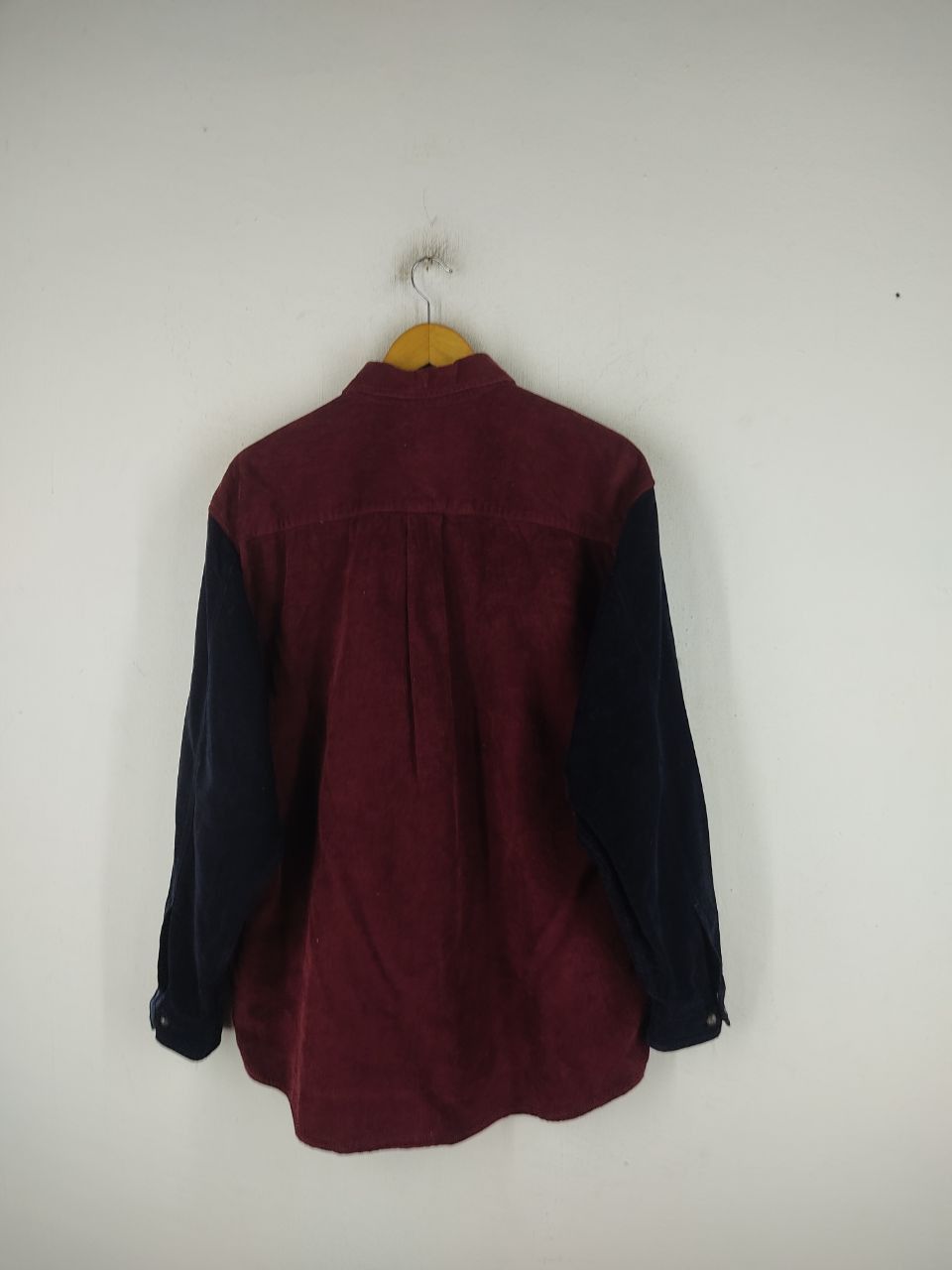 Eddie Bauer Patchwork Corduroy Button Up Shirt Size US M / EU 48-50 / 2 - 2 Thumbnail