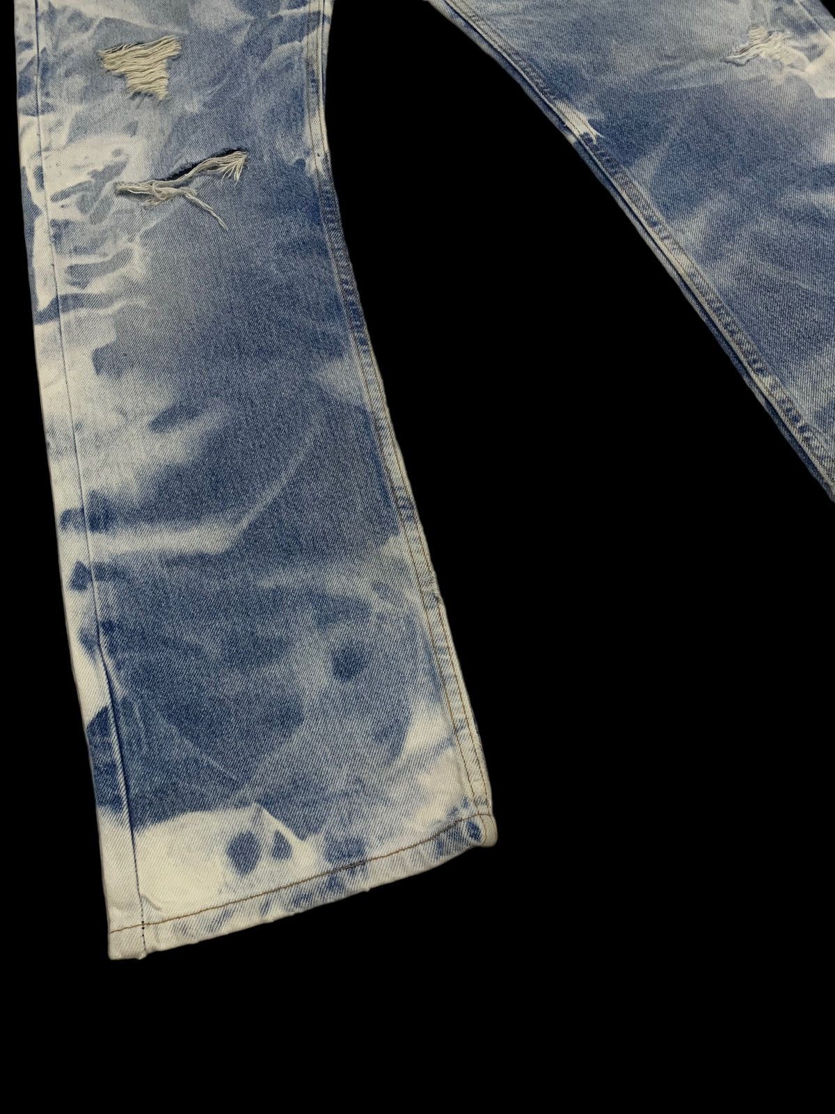 Levi's Sick Vintage Levis 505 Bleached Regular Fit Distressed Jeans Size US 32 / EU 48 - 10 Thumbnail