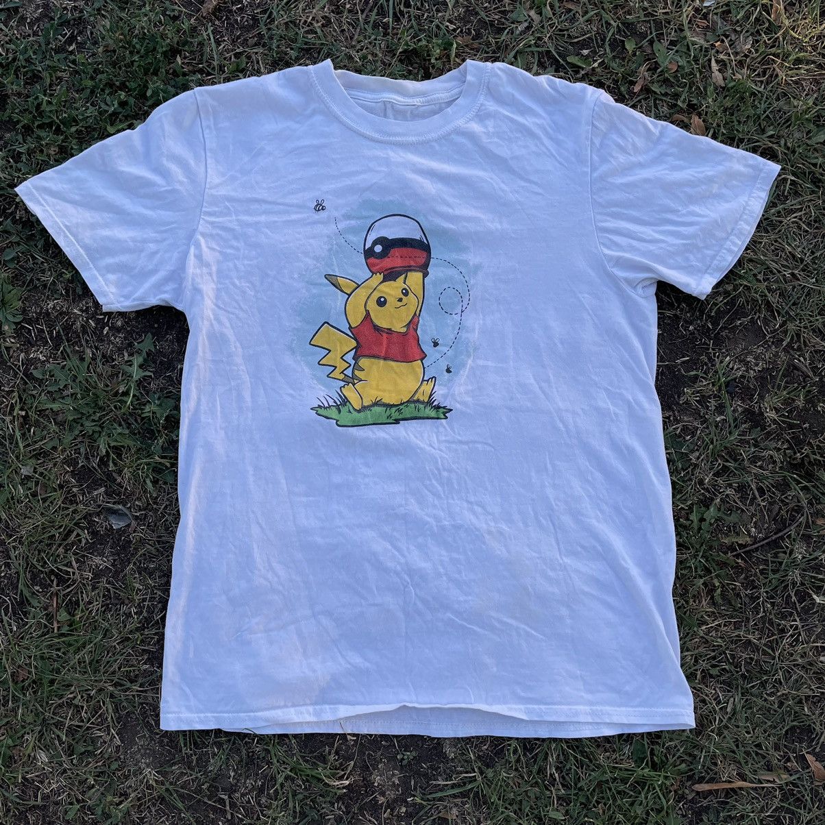 Vintage Vintage Y2K Sun Faded Pikachu Graphic Tee Streetwear Baggy L Size US L / EU 52-54 / 3 - 1 Thumbnail