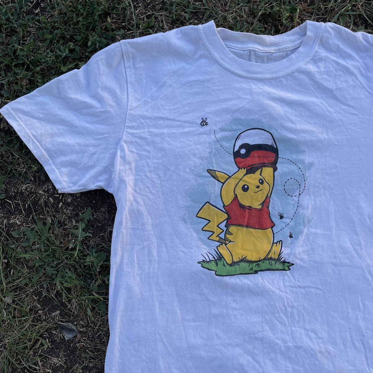 Vintage Vintage Y2K Sun Faded Pikachu Graphic Tee Streetwear Baggy L Size US L / EU 52-54 / 3 - 3 Thumbnail