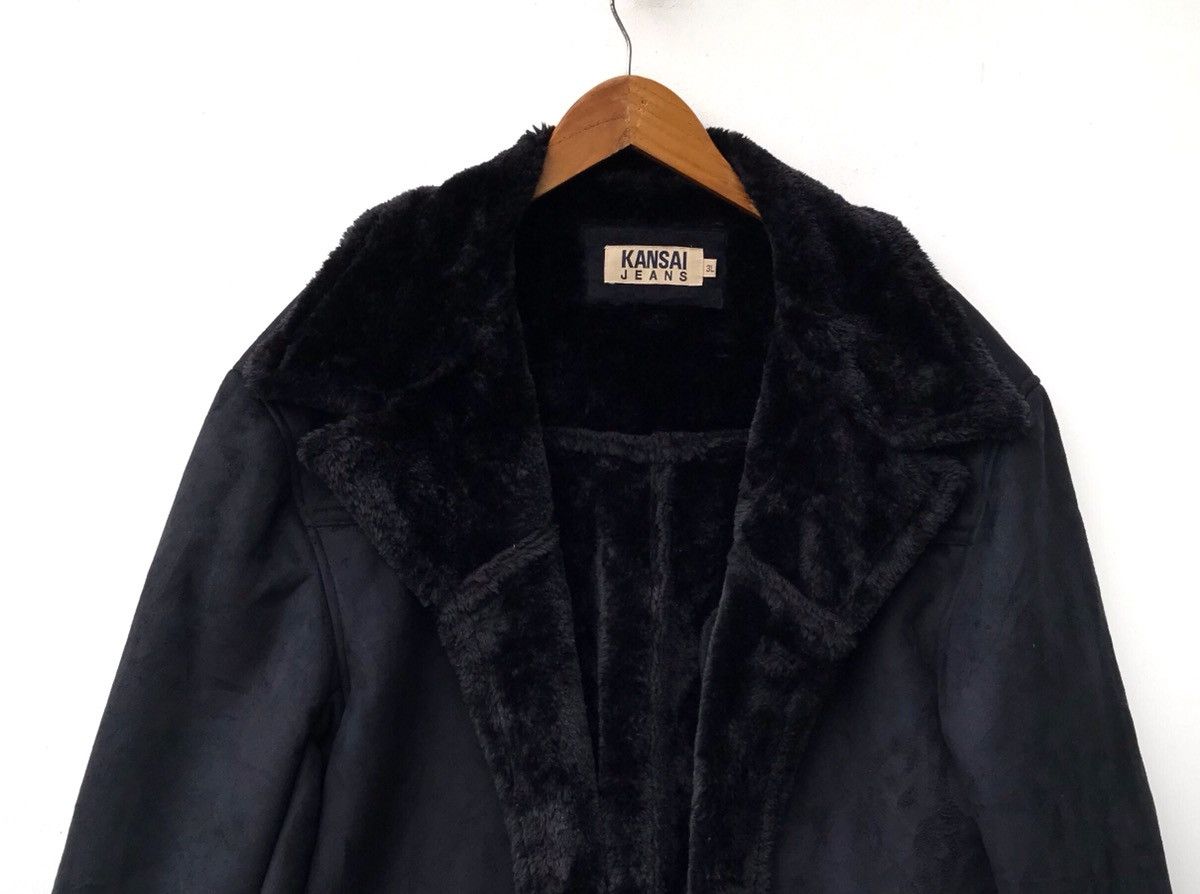Kansai Yamamoto Kansai Jeans Faux Fur Jacket Kansai Yamamoto Japan Designer Size US M / EU 48-50 / 2 - 4 Thumbnail