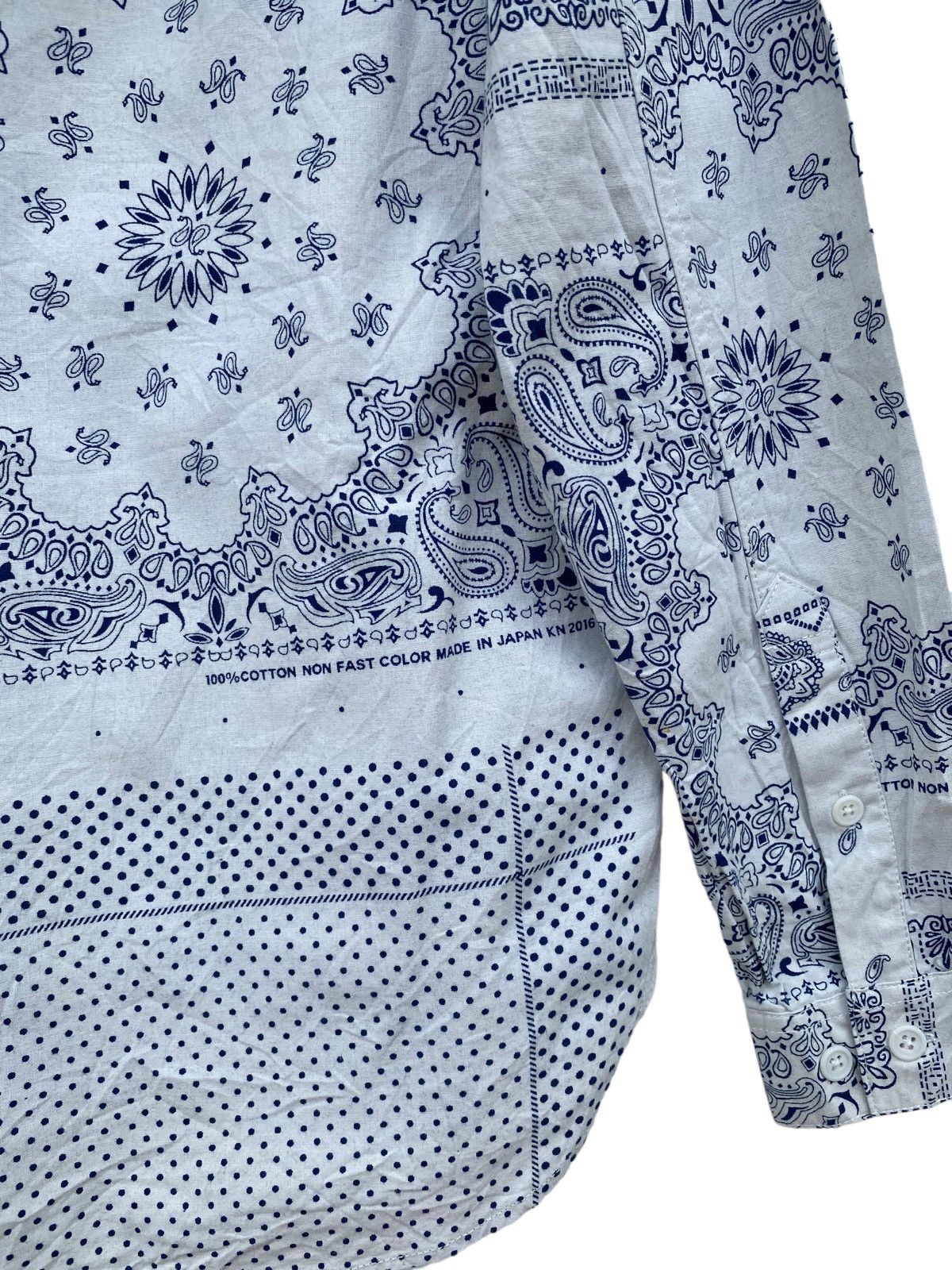 Japanese Brand Kelen Patchworks Paisley Bandana Visvim Inspired Size US M / EU 48-50 / 2 - 5 Thumbnail