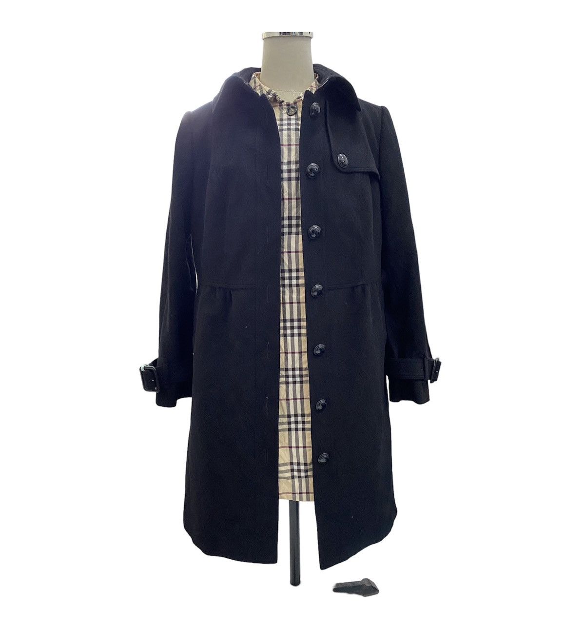 Burberry Vintage Burberrys London Wool Long Jackets Size US S / EU 44-46 / 1 - 1 Thumbnail