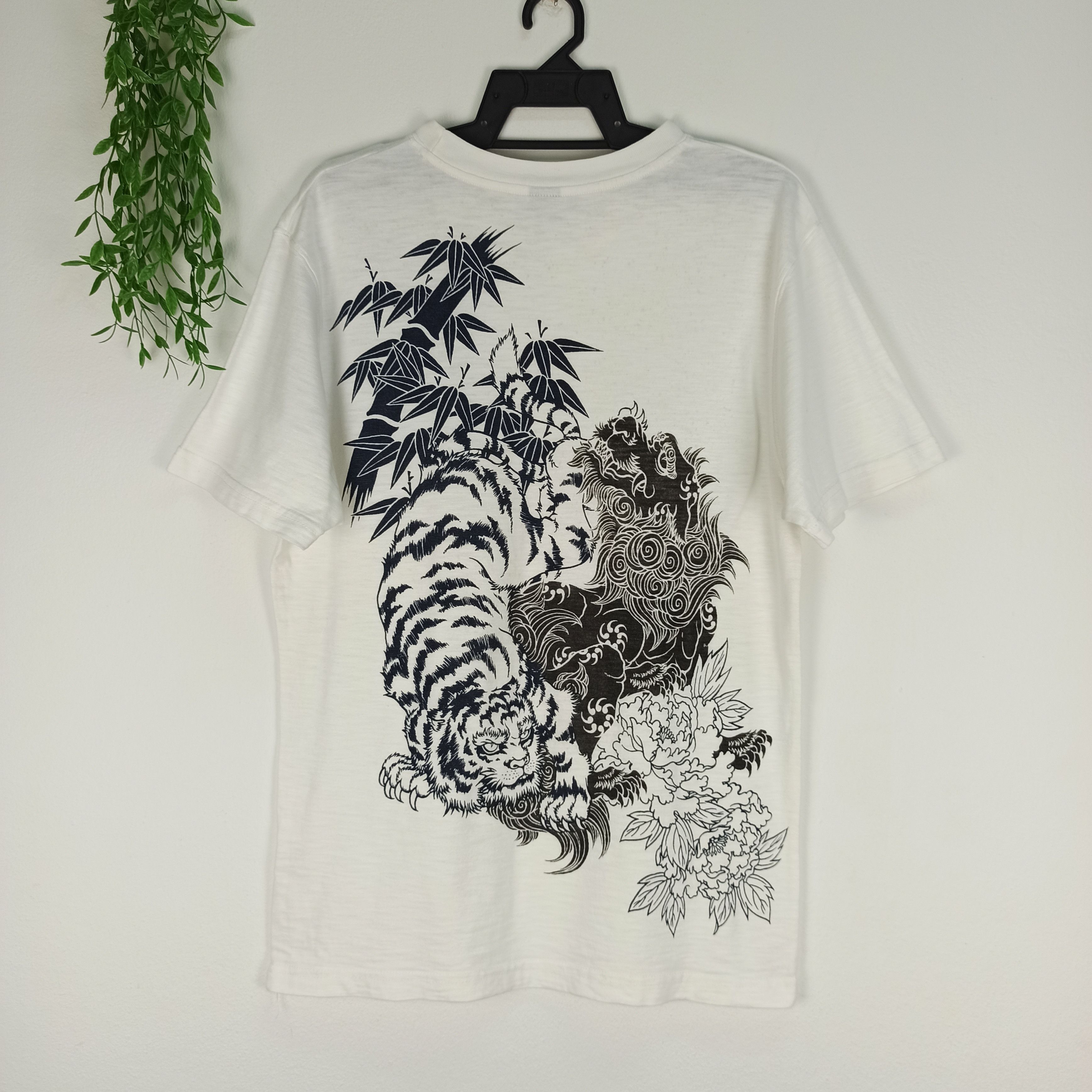 Japanese Brand Rare Sukajan Tshirt Full Print Japan Size US M / EU 48-50 / 2 - 1 Thumbnail