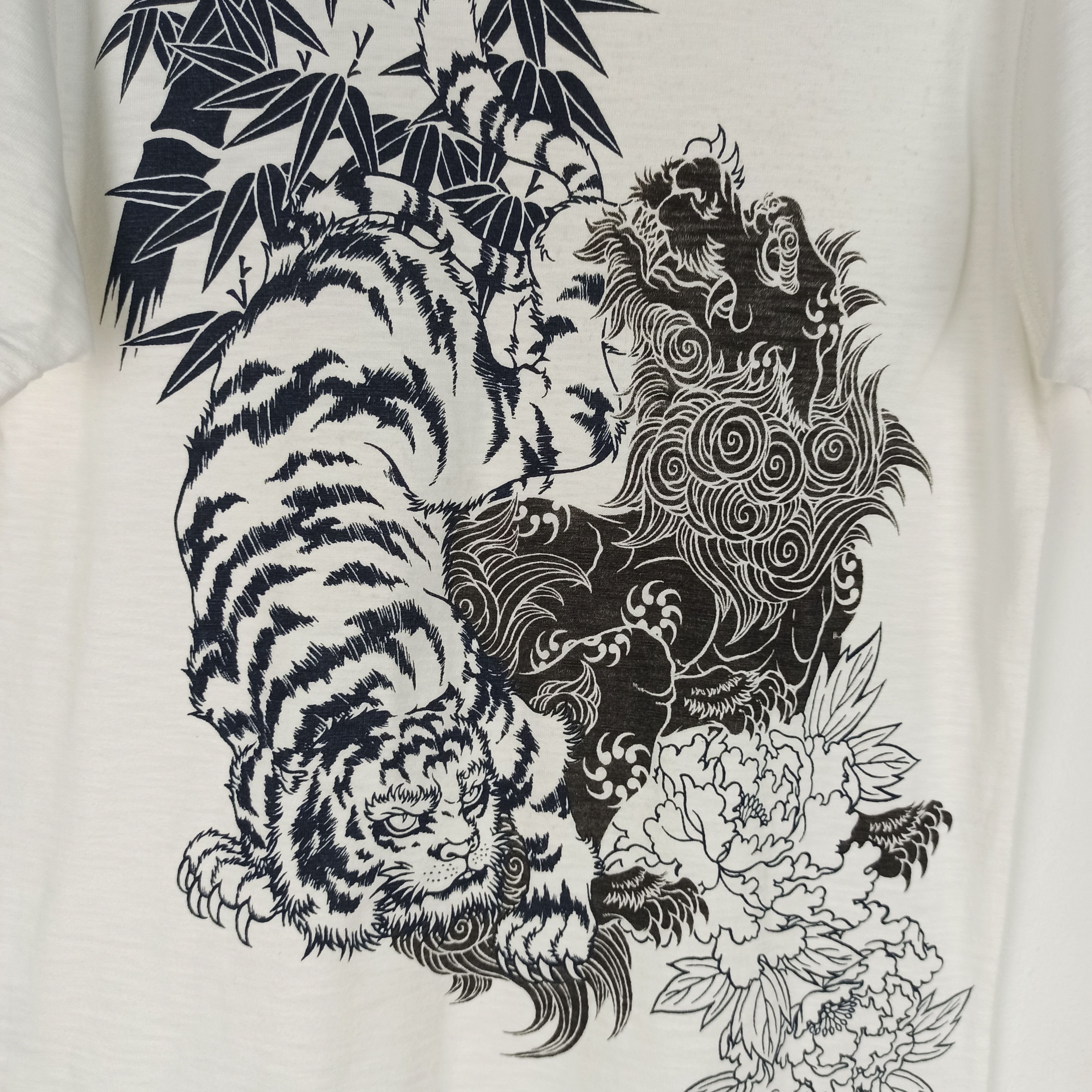 Japanese Brand Rare Sukajan Tshirt Full Print Japan Size US M / EU 48-50 / 2 - 2 Thumbnail