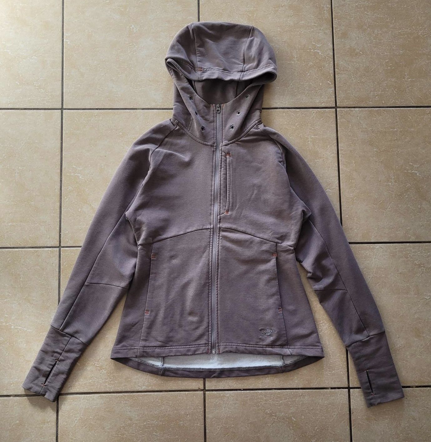 image of Arcteryx x Outdoor Life Arc'teryx Womens Zip Hoodies in Brown/Gray (Size Small)