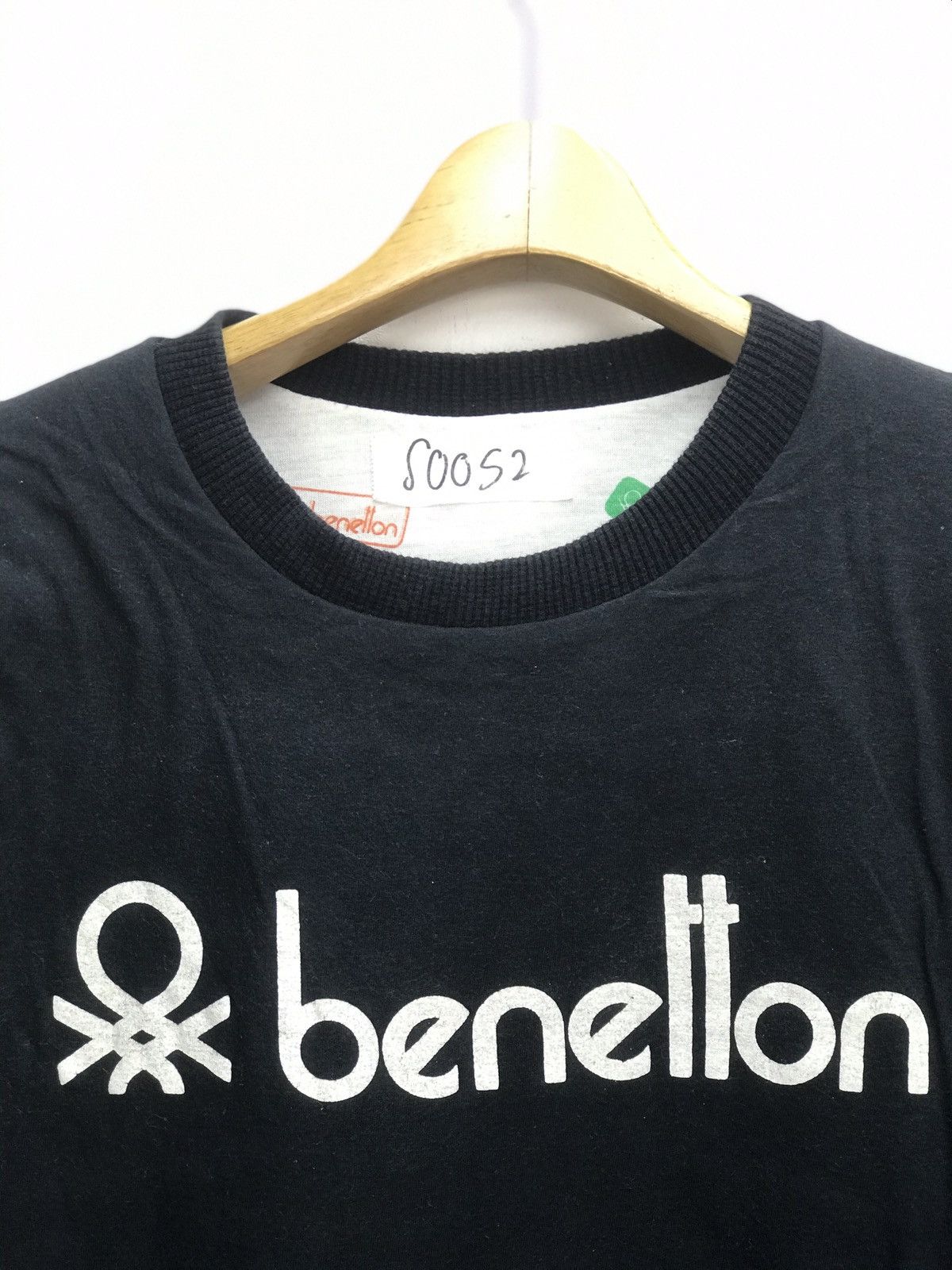 Vintage Benetton Reversible Spellout Sweatshirt