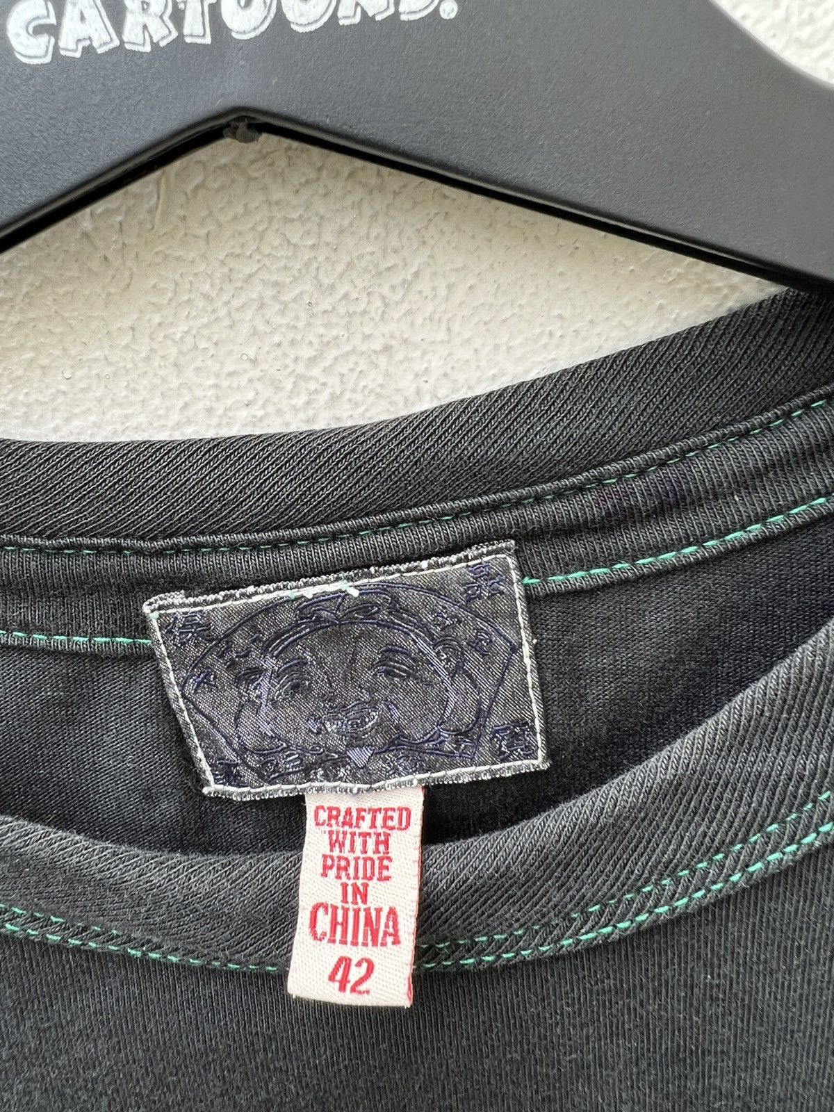 Evisu RARE!! Vintage Evisu Multi Pocket Black t shirt Size US L / EU 52-54 / 3 - 14 Thumbnail