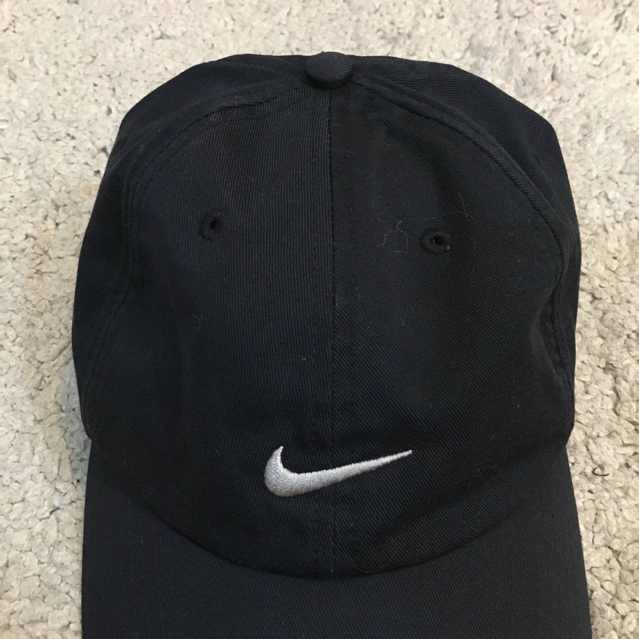 Nike Vintage Y2K Nike Small Swoosh Adjustable Hat Size ONE SIZE - 2 Thumbnail