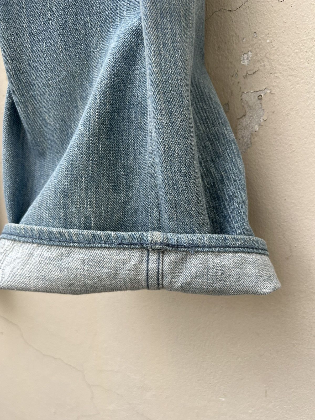 Evisu Vintage Evisu Yamane Japan Fade Light Blue Denim Baggy Jeans Size US 37 - 13 Thumbnail