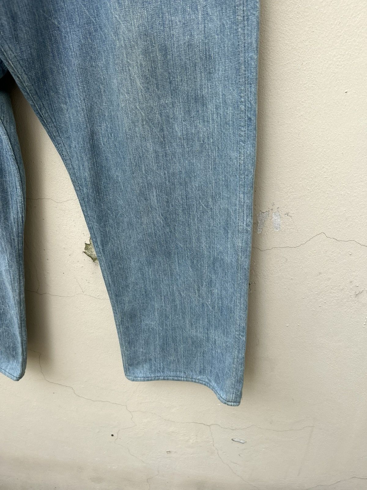 Evisu Vintage Evisu Yamane Japan Fade Light Blue Denim Baggy Jeans Size US 37 - 12 Thumbnail