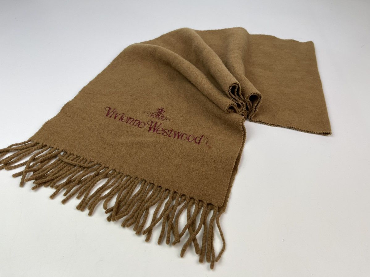 Vivienne Westwood Vivienne Westwood Winter Scarf Muffler Wool Size ONE SIZE - 3 Thumbnail
