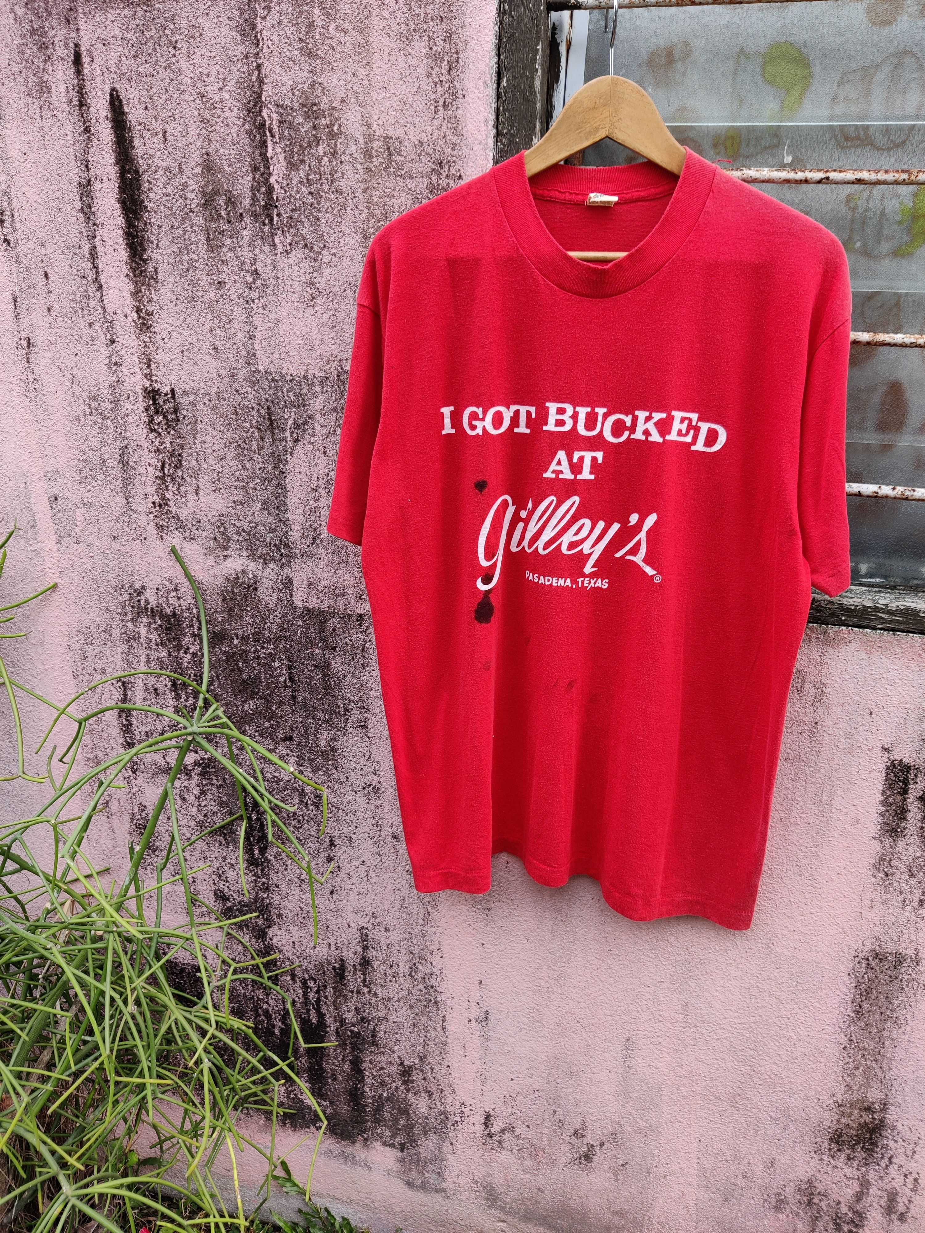 Vintage Got Bucked Gilley's Texas Screenstar Shirt
