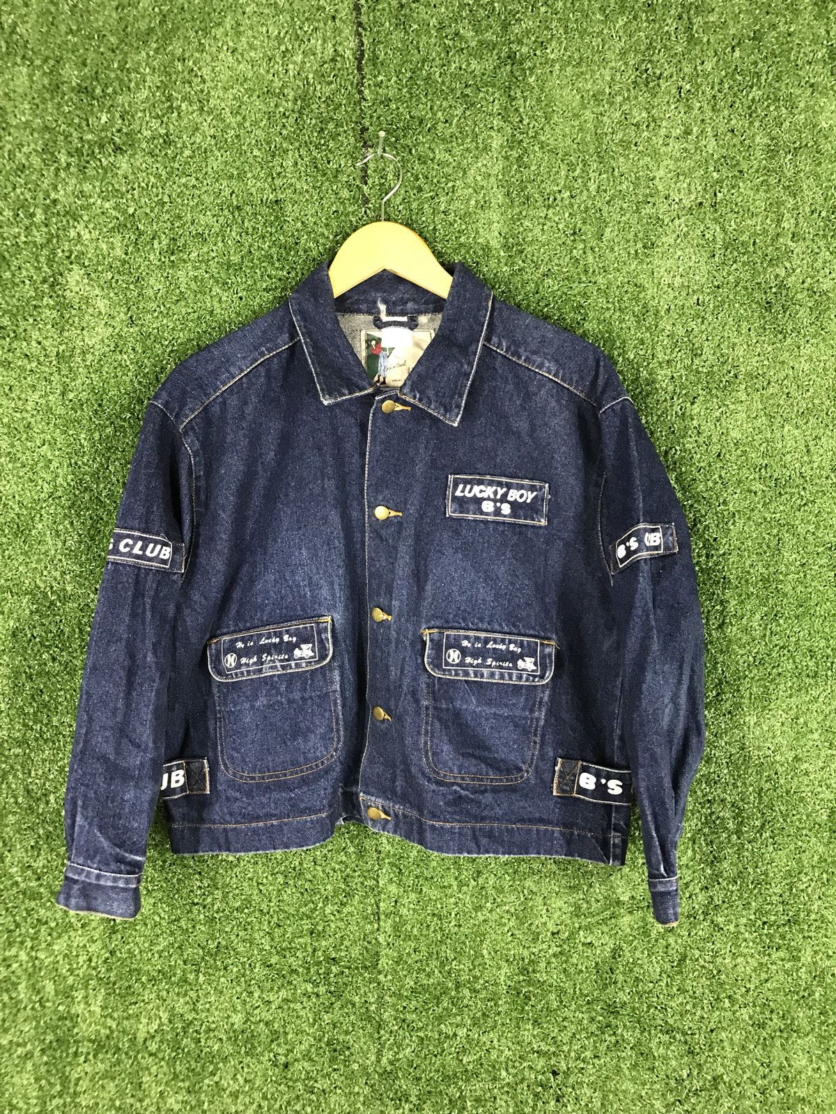 Japanese Brand THE ESSENTIAL JEAN WEAR WITH LANE LUCKY BOY B' S DENIM Size US M / EU 48-50 / 2 - 1 Thumbnail