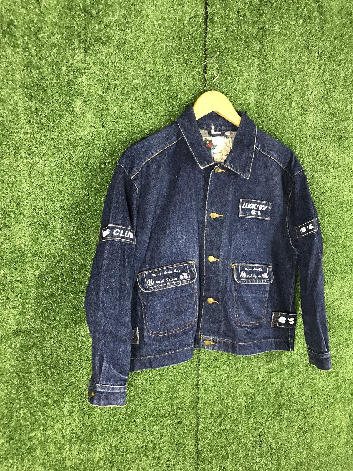 Japanese Brand THE ESSENTIAL JEAN WEAR WITH LANE LUCKY BOY B' S DENIM Size US M / EU 48-50 / 2 - 2 Thumbnail