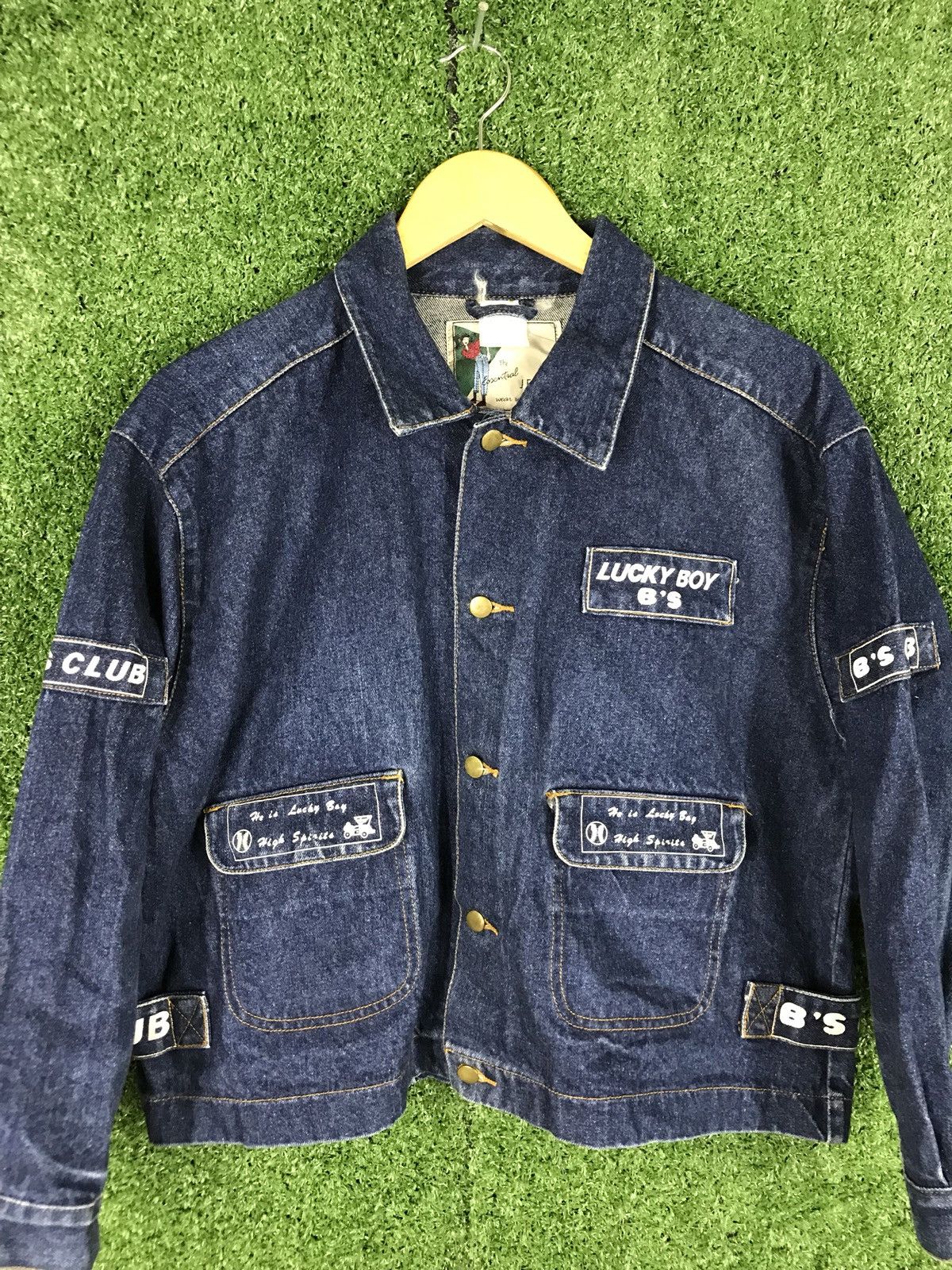Japanese Brand THE ESSENTIAL JEAN WEAR WITH LANE LUCKY BOY B' S DENIM Size US M / EU 48-50 / 2 - 4 Thumbnail