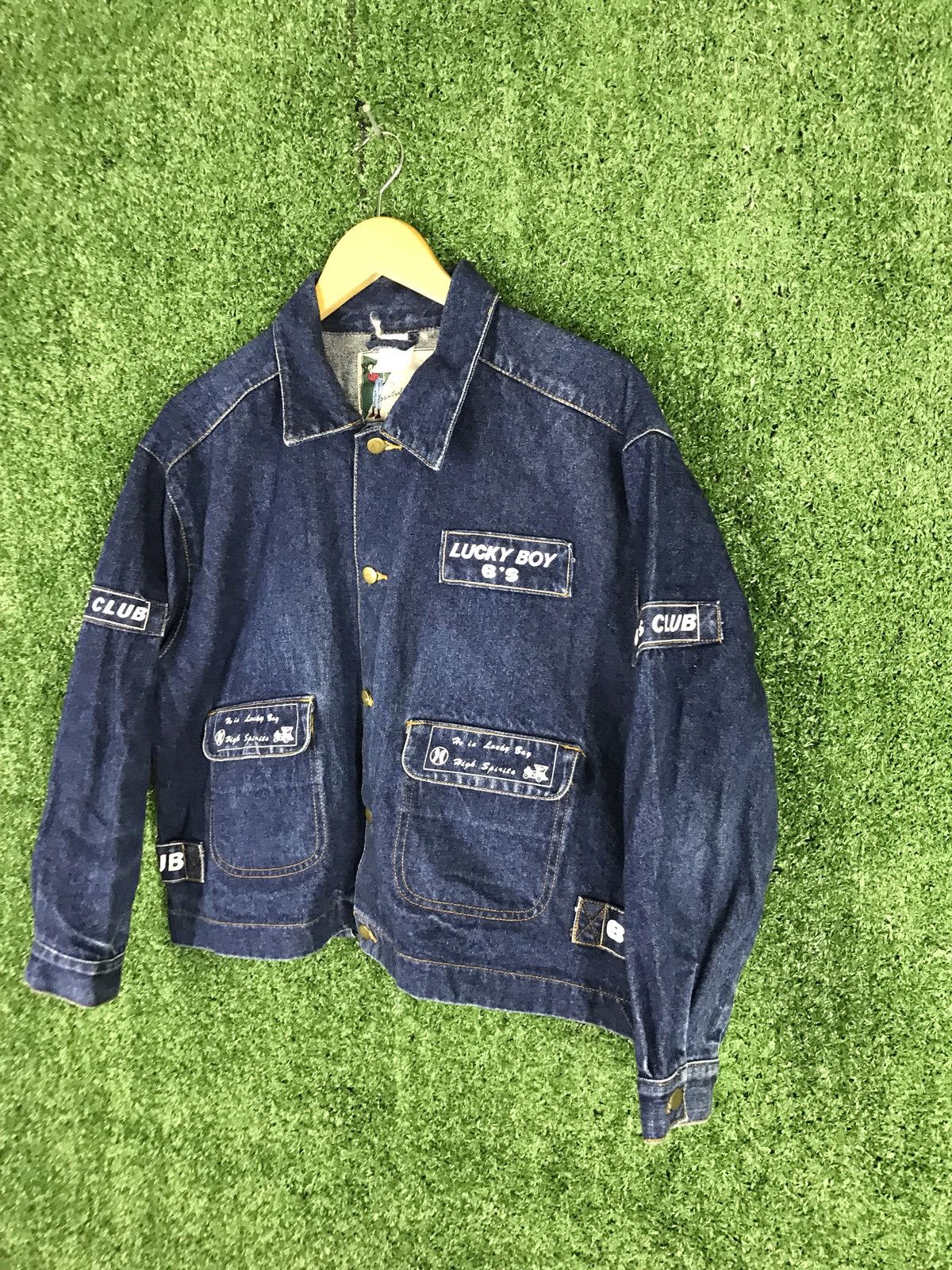 Japanese Brand THE ESSENTIAL JEAN WEAR WITH LANE LUCKY BOY B' S DENIM Size US M / EU 48-50 / 2 - 3 Thumbnail
