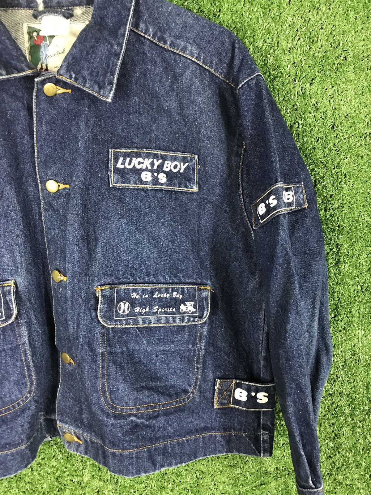 Japanese Brand THE ESSENTIAL JEAN WEAR WITH LANE LUCKY BOY B' S DENIM Size US M / EU 48-50 / 2 - 5 Thumbnail