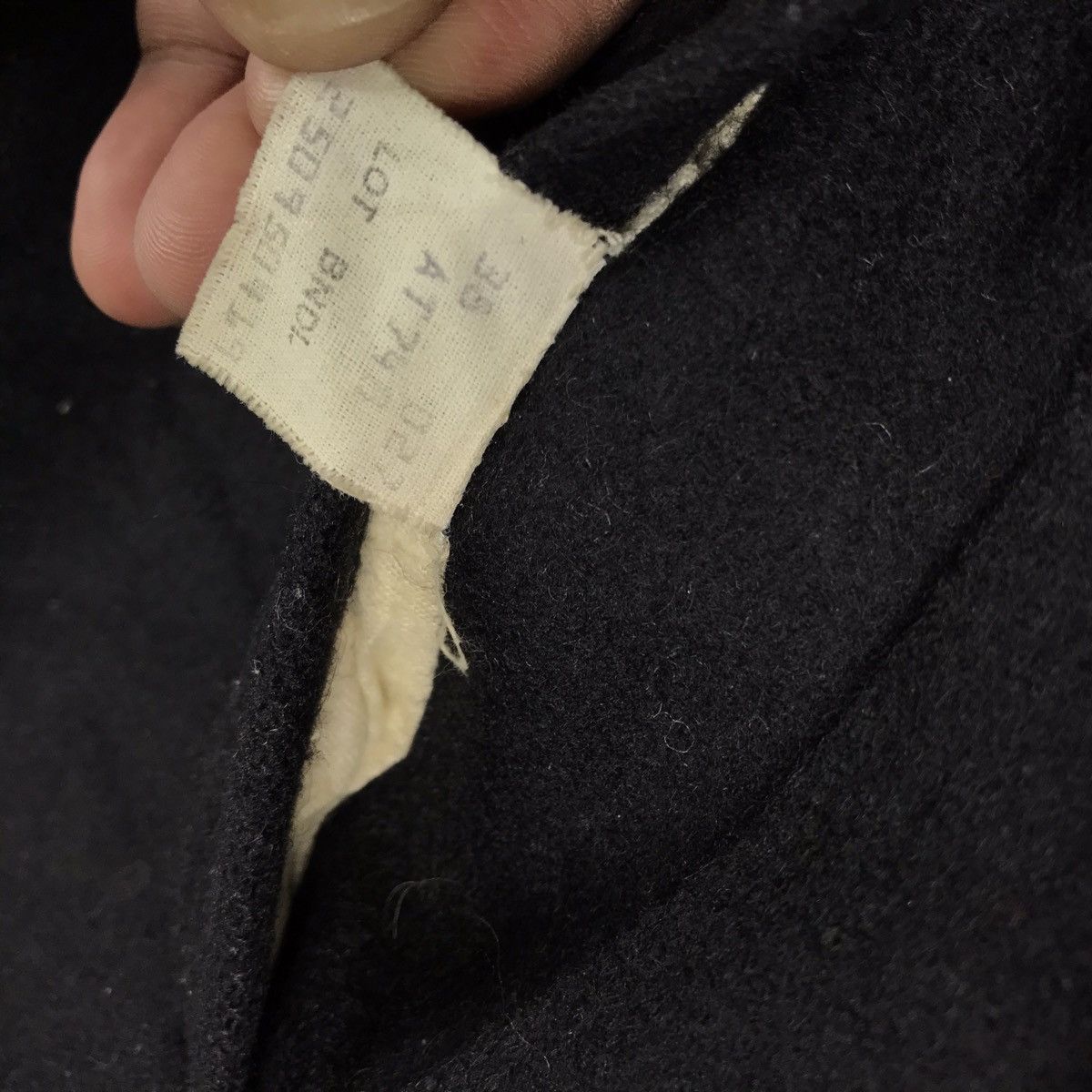 Schott Vintage Schott N.Y.C USA 740N Wool Pea Coat Jacket Size US S / EU 44-46 / 1 - 8 Thumbnail
