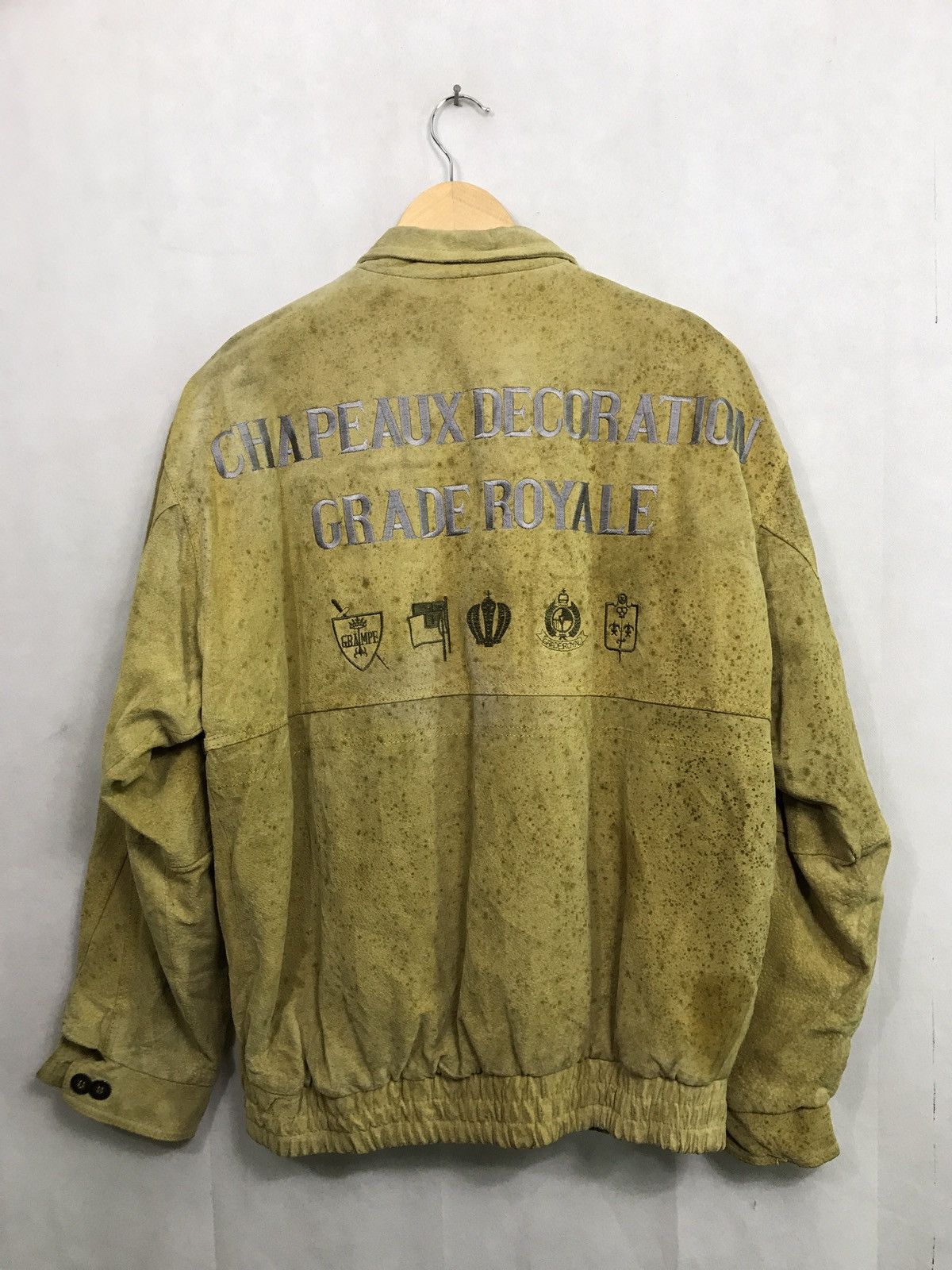 Japanese Brand 🔊🔥FINAL DROP🔥CHAPE AUX DECORATION GRADE ROYALE LEATHER Size US L / EU 52-54 / 3 - 4 Thumbnail