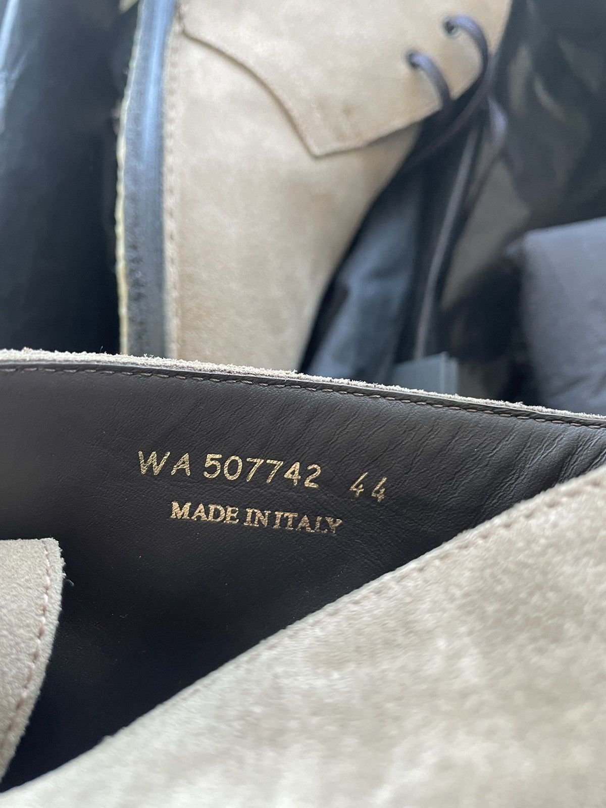 Hedi Slimane × Saint Laurent Paris × Yves Saint Laurent Iconic Brand New Classic Suede Leather Western Boots Shoes Size US 10.5 / EU 43-44 - 3 Thumbnail
