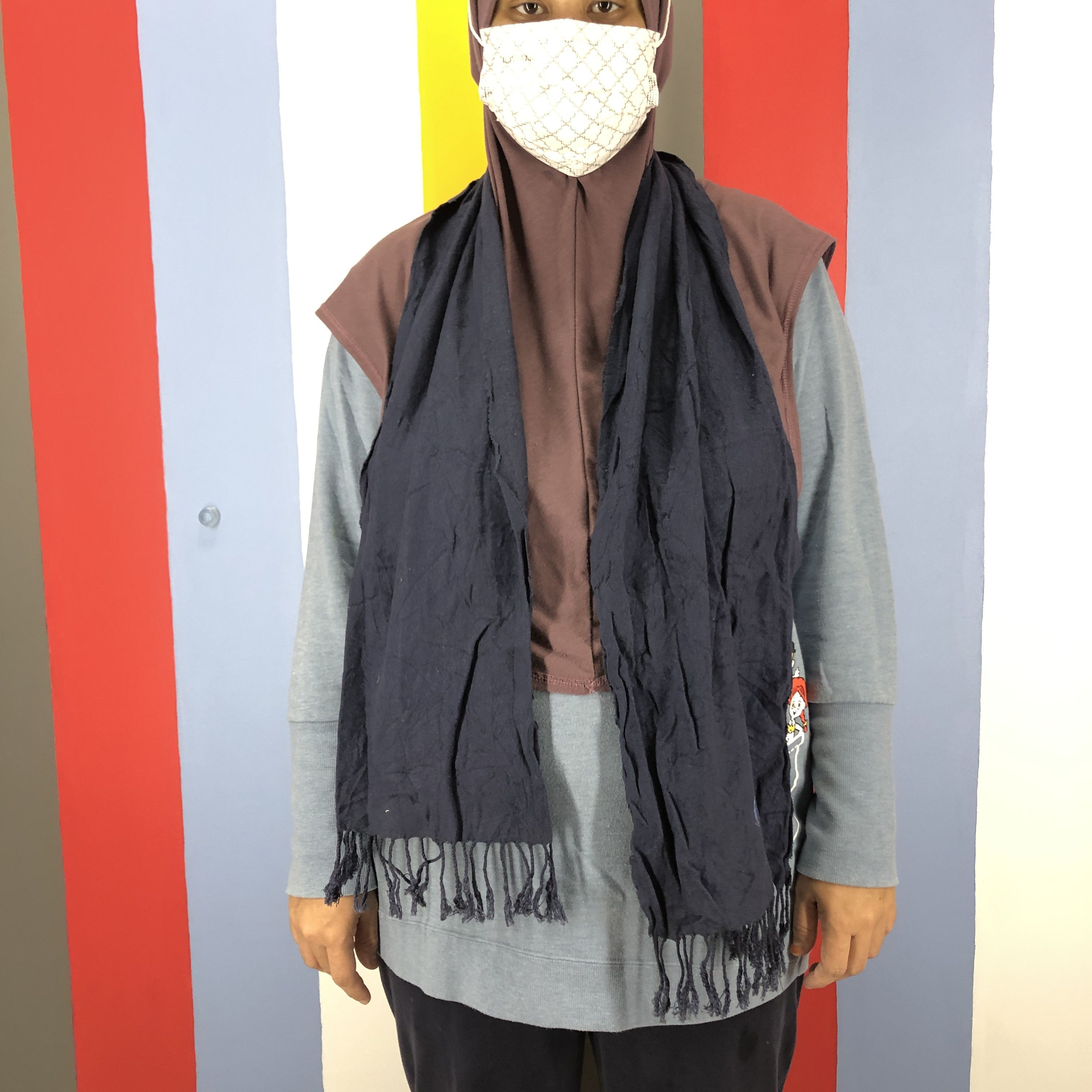Polo Ralph Lauren POLO RALPH LAUREN Made In France Muffler Scarf #0866/AG Size ONE SIZE - 2 Thumbnail