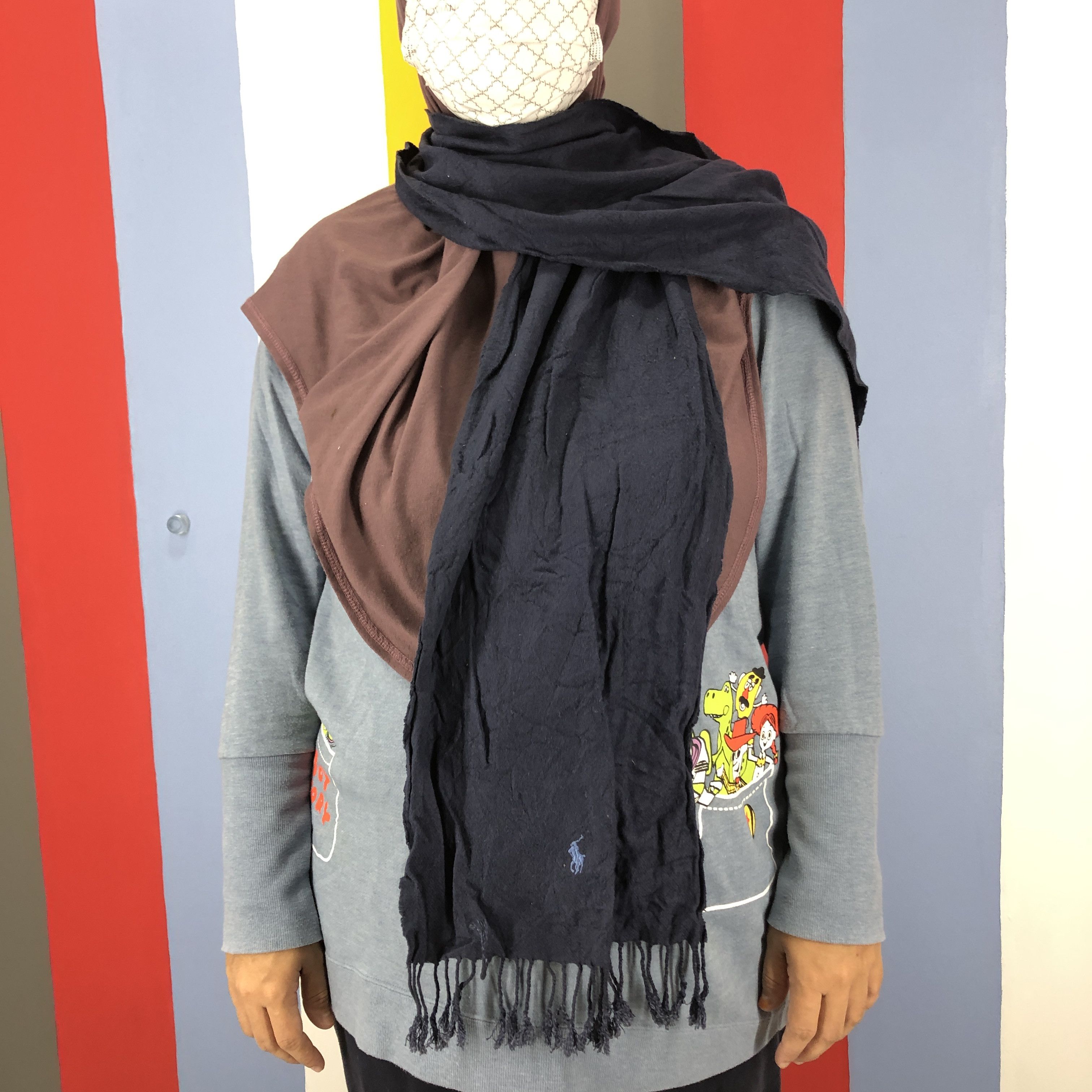 Polo Ralph Lauren POLO RALPH LAUREN Made In France Muffler Scarf #0866/AG Size ONE SIZE - 1 Thumbnail